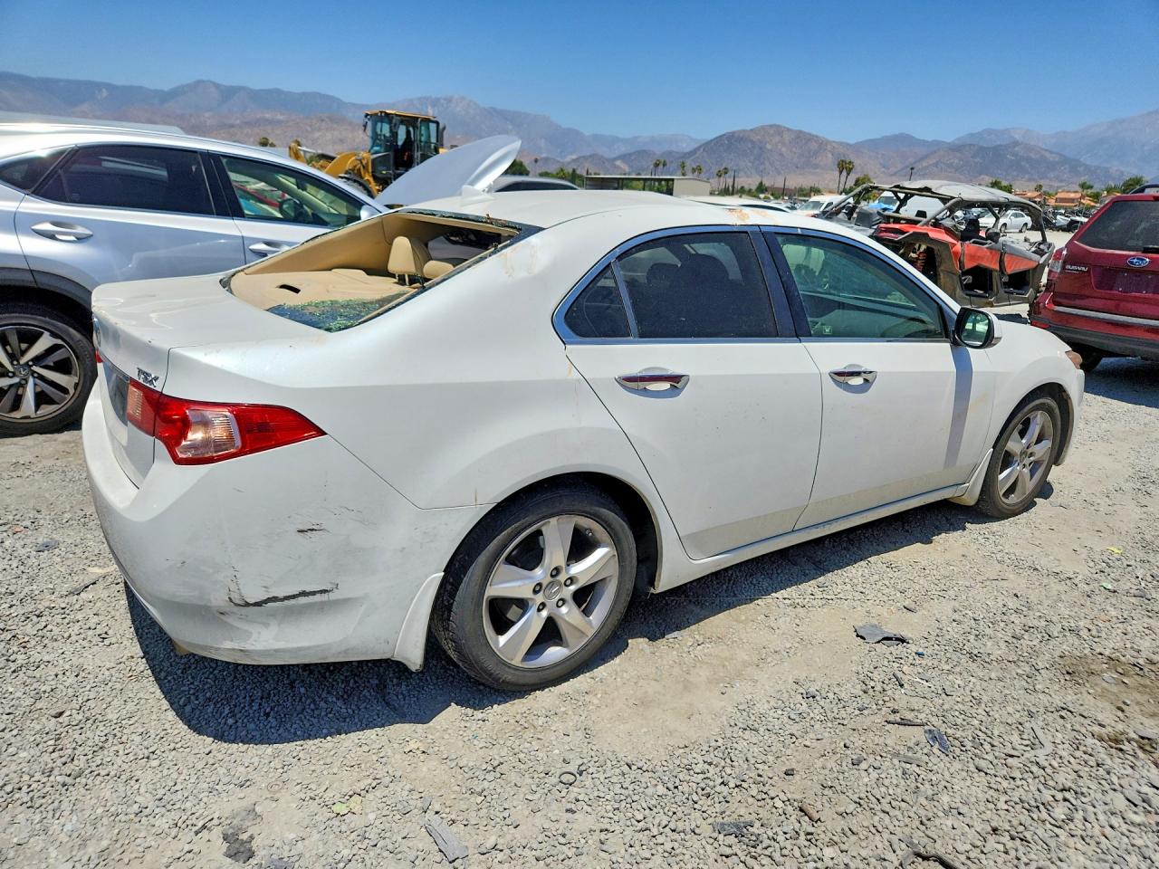 2012 Acura Tsx Tech White vin: JH4CU2F68CC020958