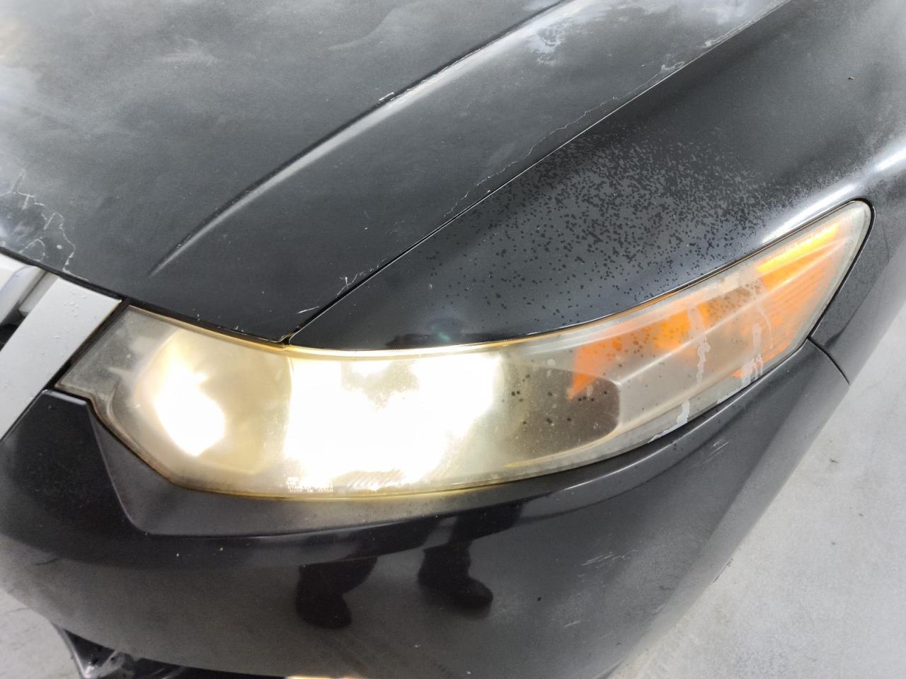 2010 Acura Tsx Black vin: JH4CU2F69AC000506 Damage: Left Head Lamp, Faded, Repair Required