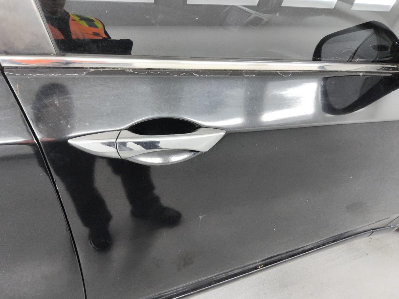 2010 Acura Tsx Black vin: JH4CU2F69AC000506 Damage: Right Front Door, Oxidized, > 12 Inches