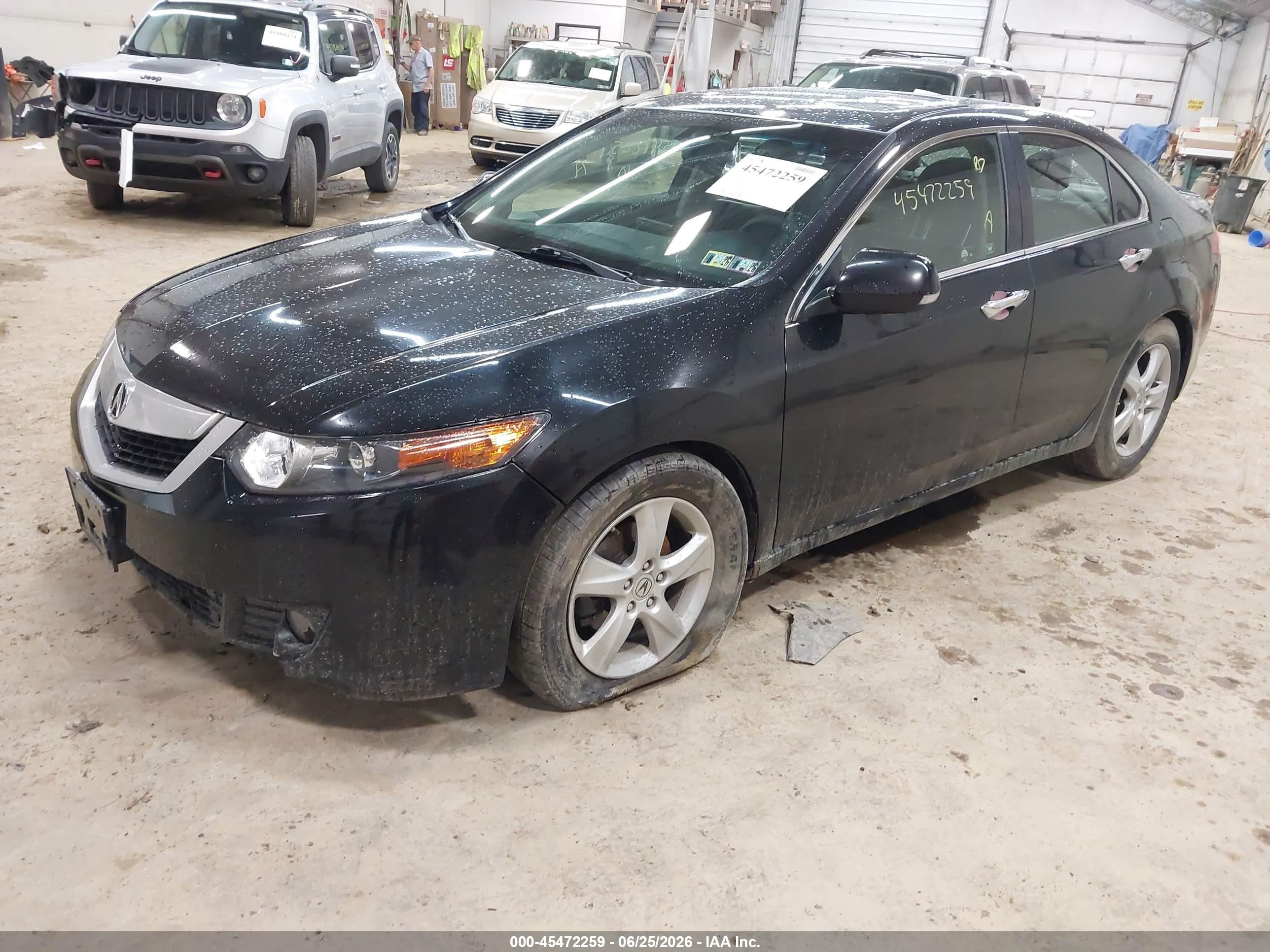2010 Acura Tsx 2.4 Black vin: JH4CU2F69AC005849