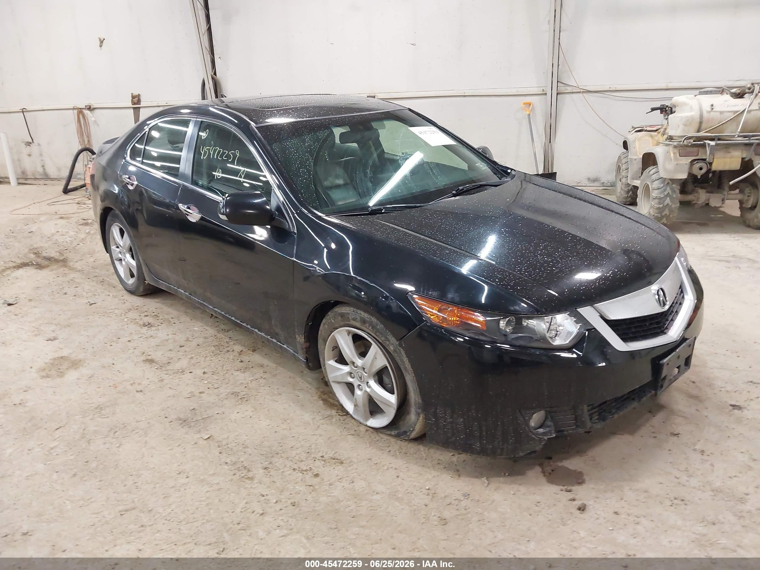 2010 Acura Tsx 2.4 Black vin: JH4CU2F69AC005849