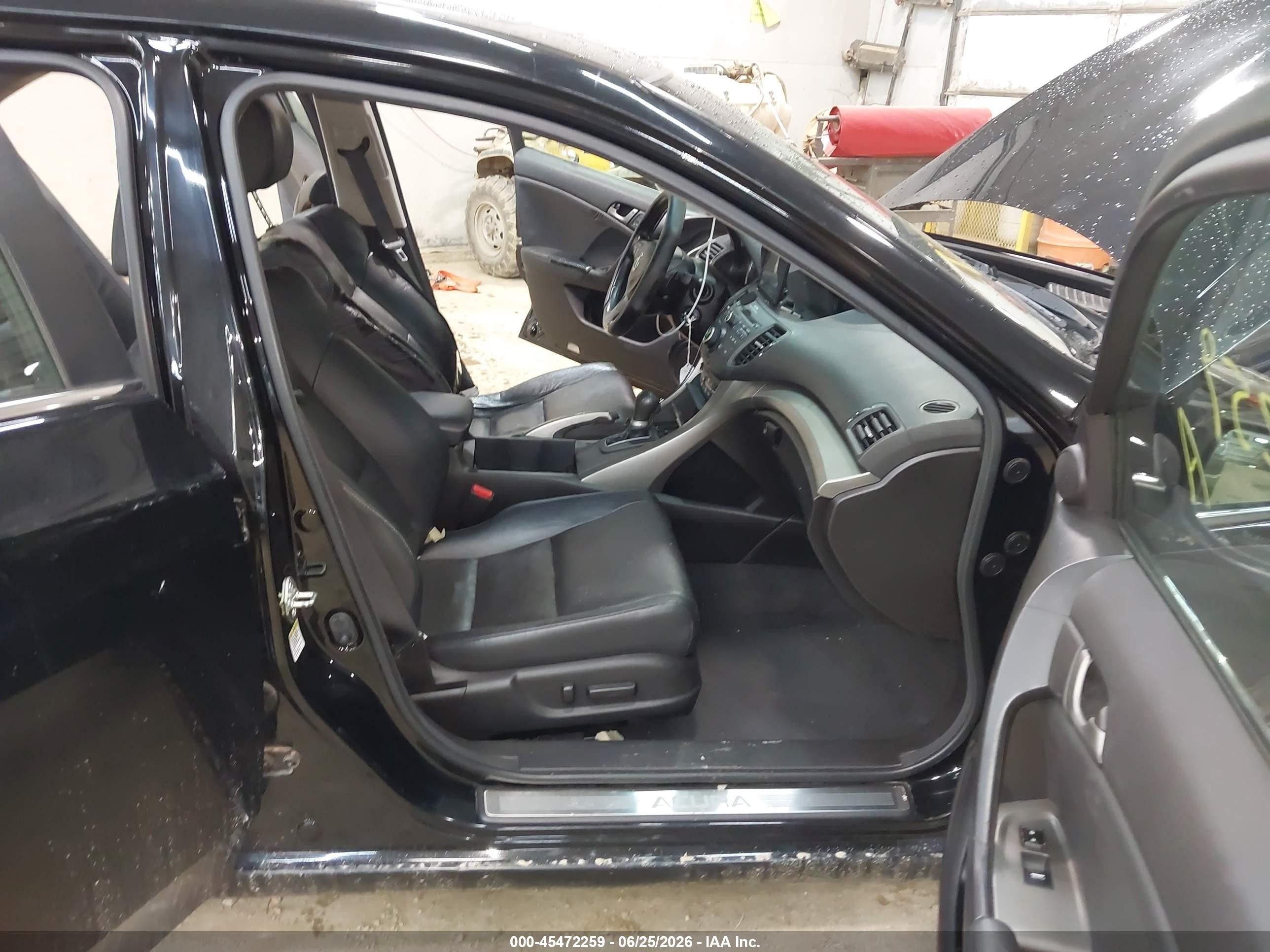 2010 Acura Tsx 2.4 Black vin: JH4CU2F69AC005849