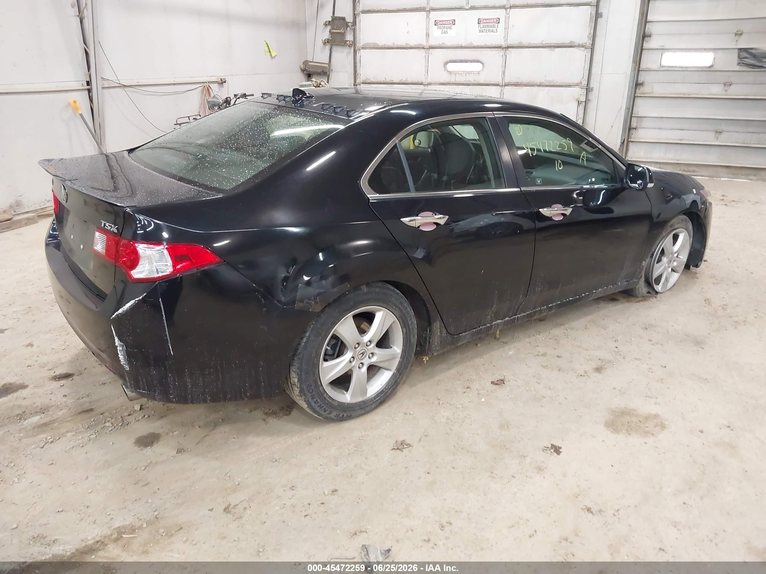 2010 Acura Tsx 2.4 Black vin: JH4CU2F69AC005849