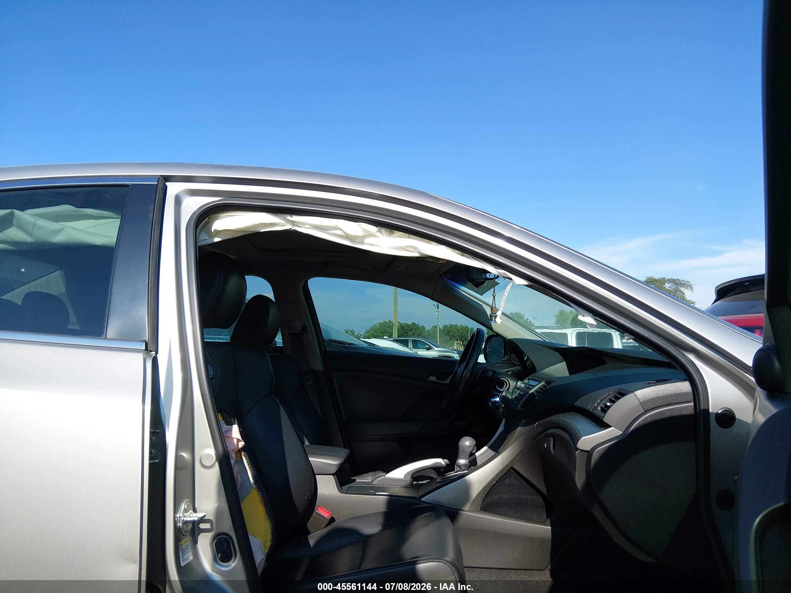 2010 Acura Tsx 2.4 Silver vin: JH4CU2F69AC011053