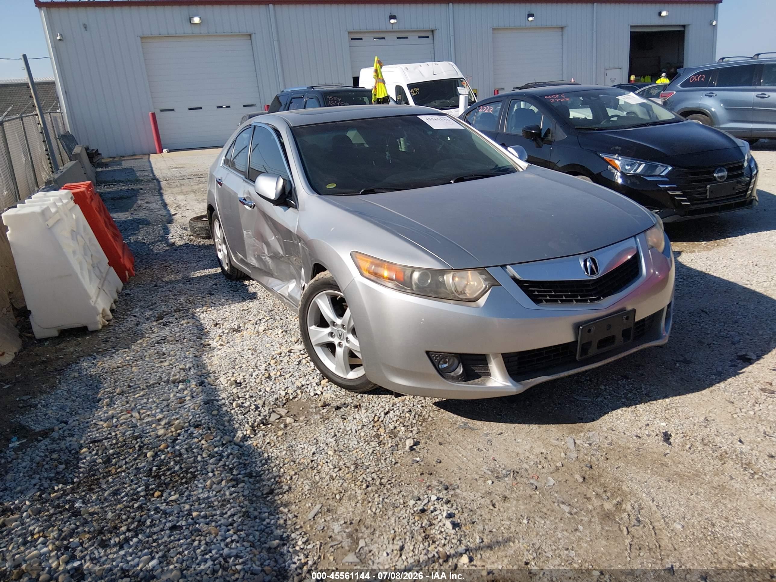 2010 Acura Tsx 2.4 Silver vin: JH4CU2F69AC011053