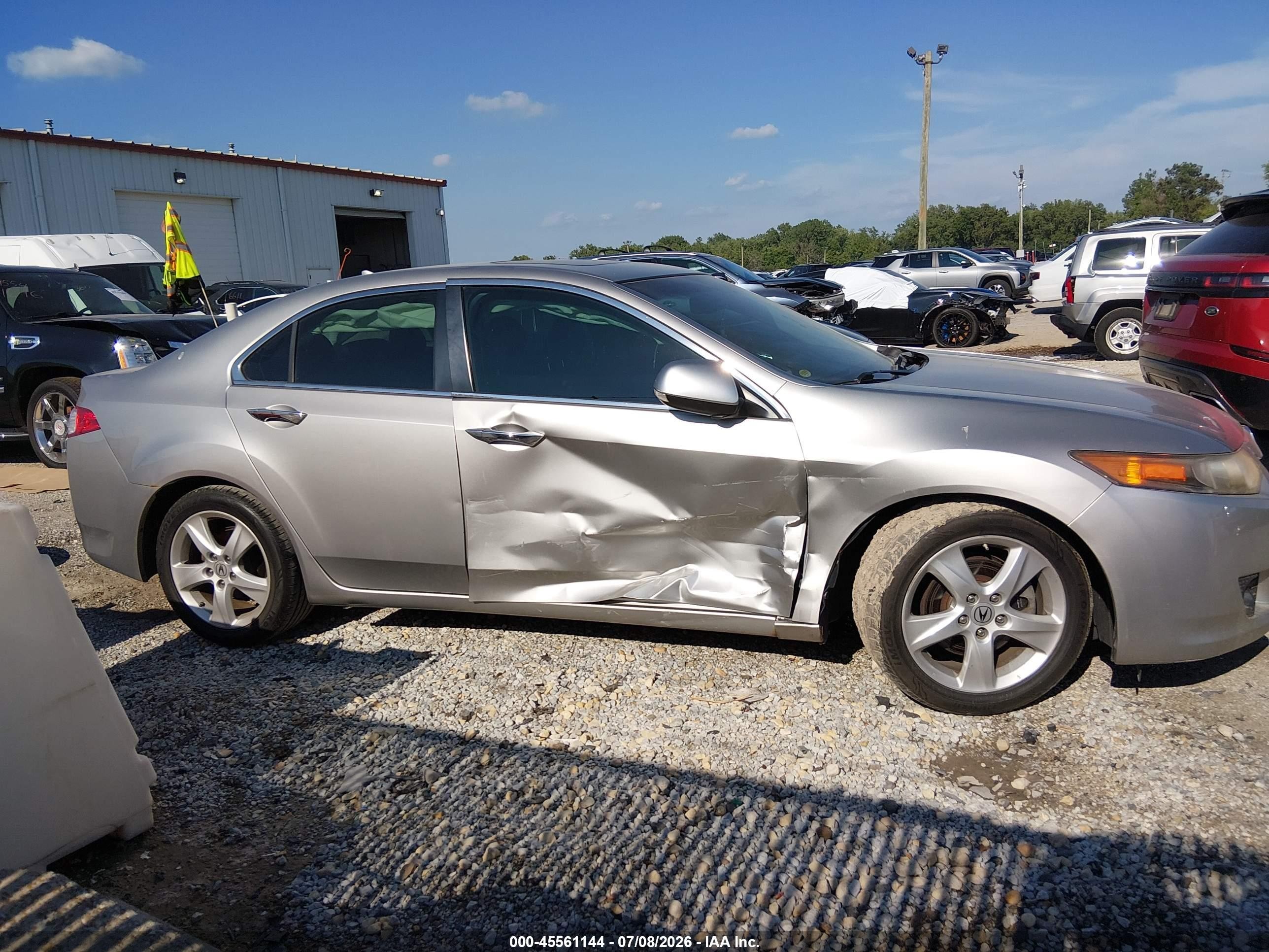 2010 Acura Tsx 2.4 Silver vin: JH4CU2F69AC011053
