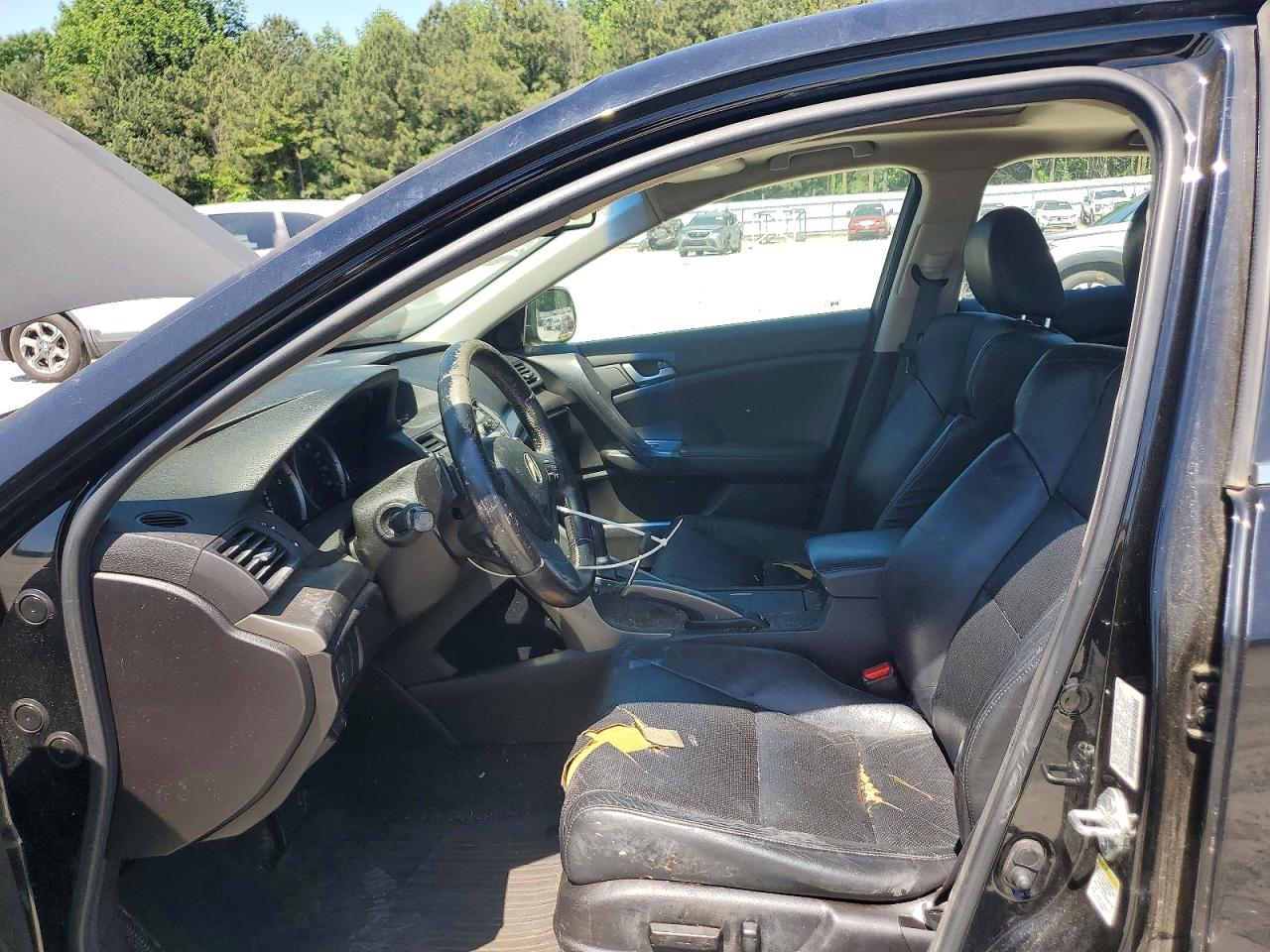 2010 Acura Tsx Black vin: JH4CU2F69AC014874