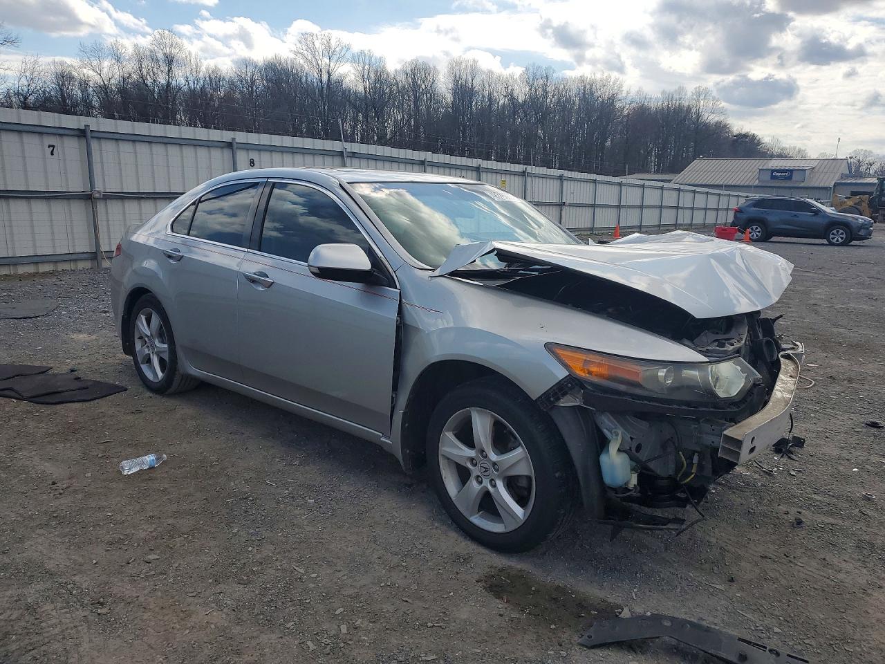 2010 Acura Tsx Silver vin: JH4CU2F69AC018682