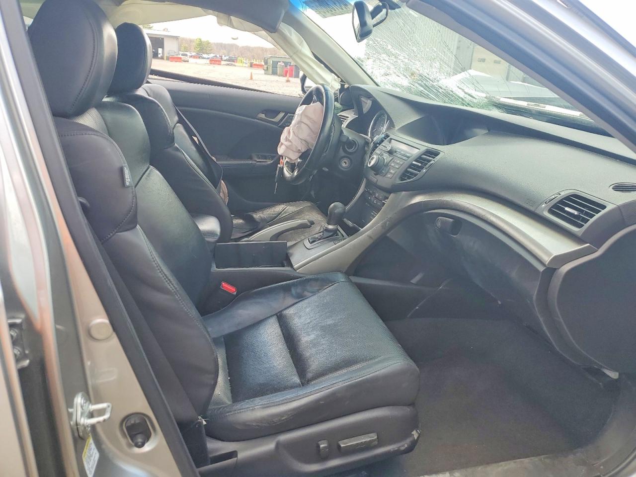 2010 Acura Tsx Silver vin: JH4CU2F69AC018682