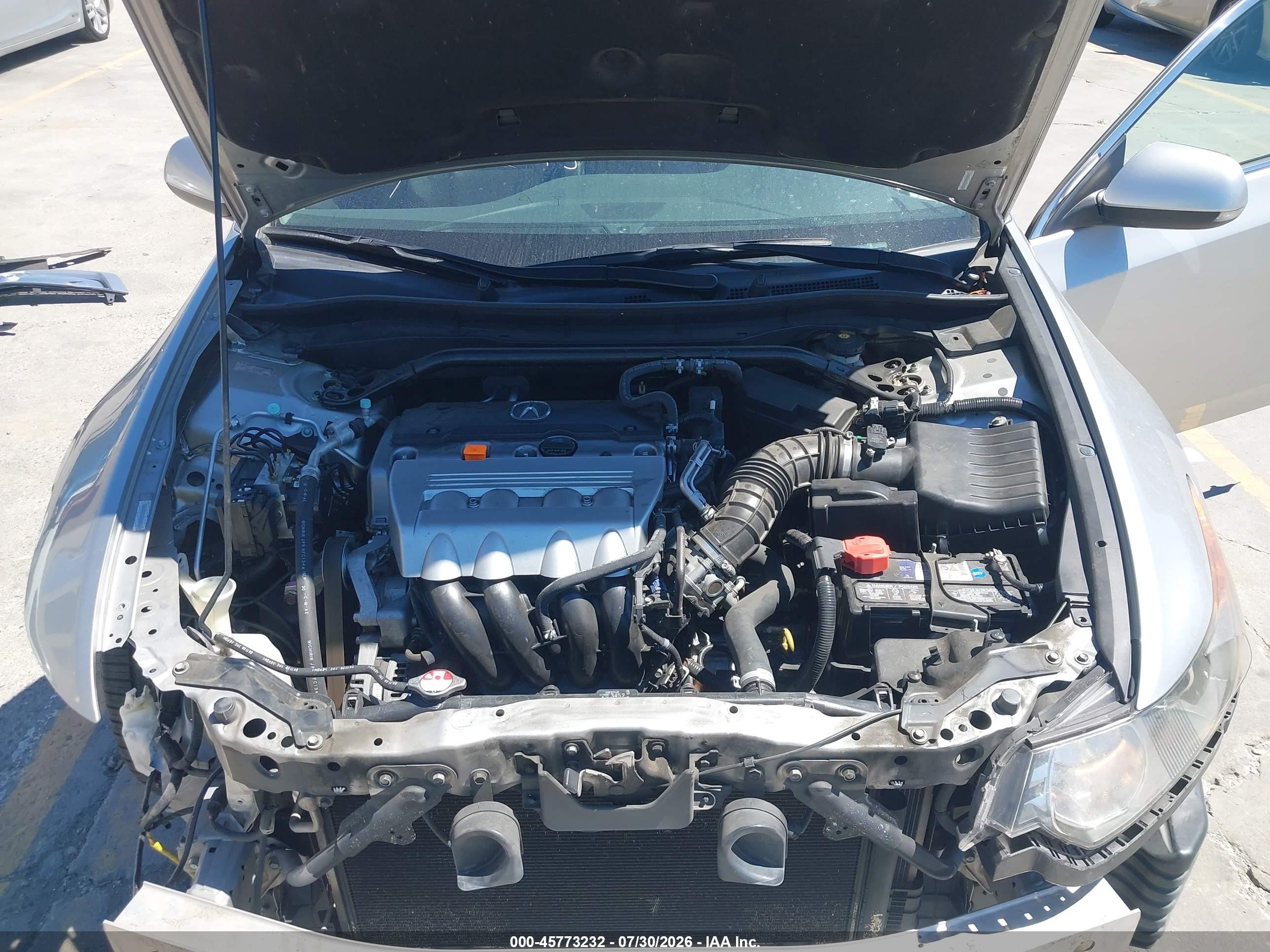2010 Acura Tsx 2.4 Silver vin: JH4CU2F69AC027348