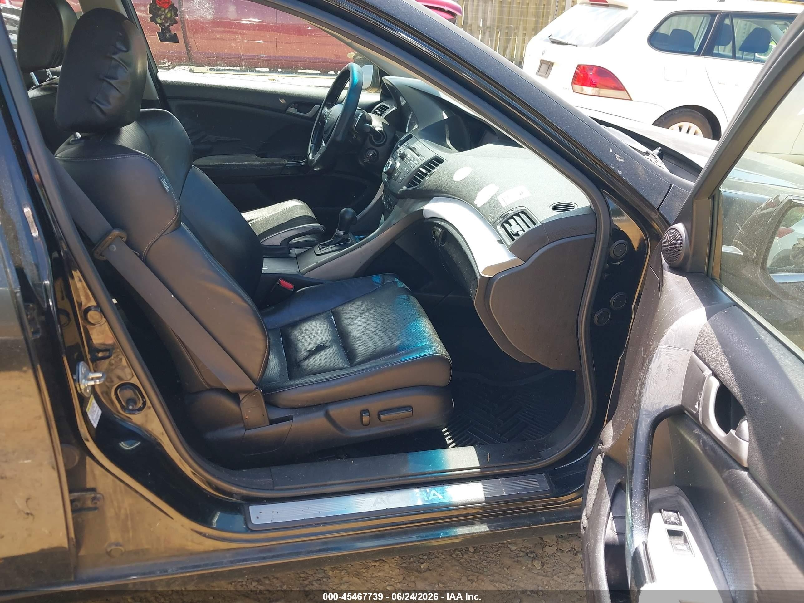 2010 Acura Tsx 2.4 Black vin: JH4CU2F69AC028547