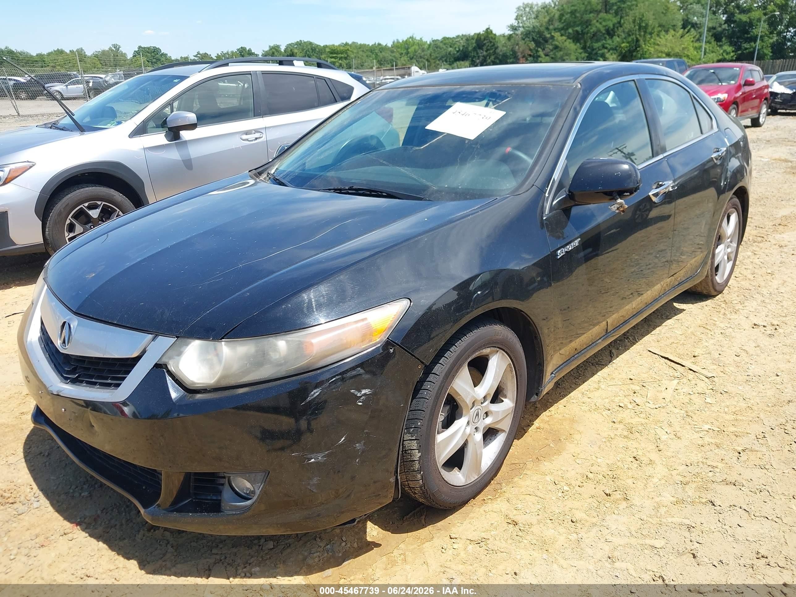 2010 Acura Tsx 2.4 Black vin: JH4CU2F69AC028547