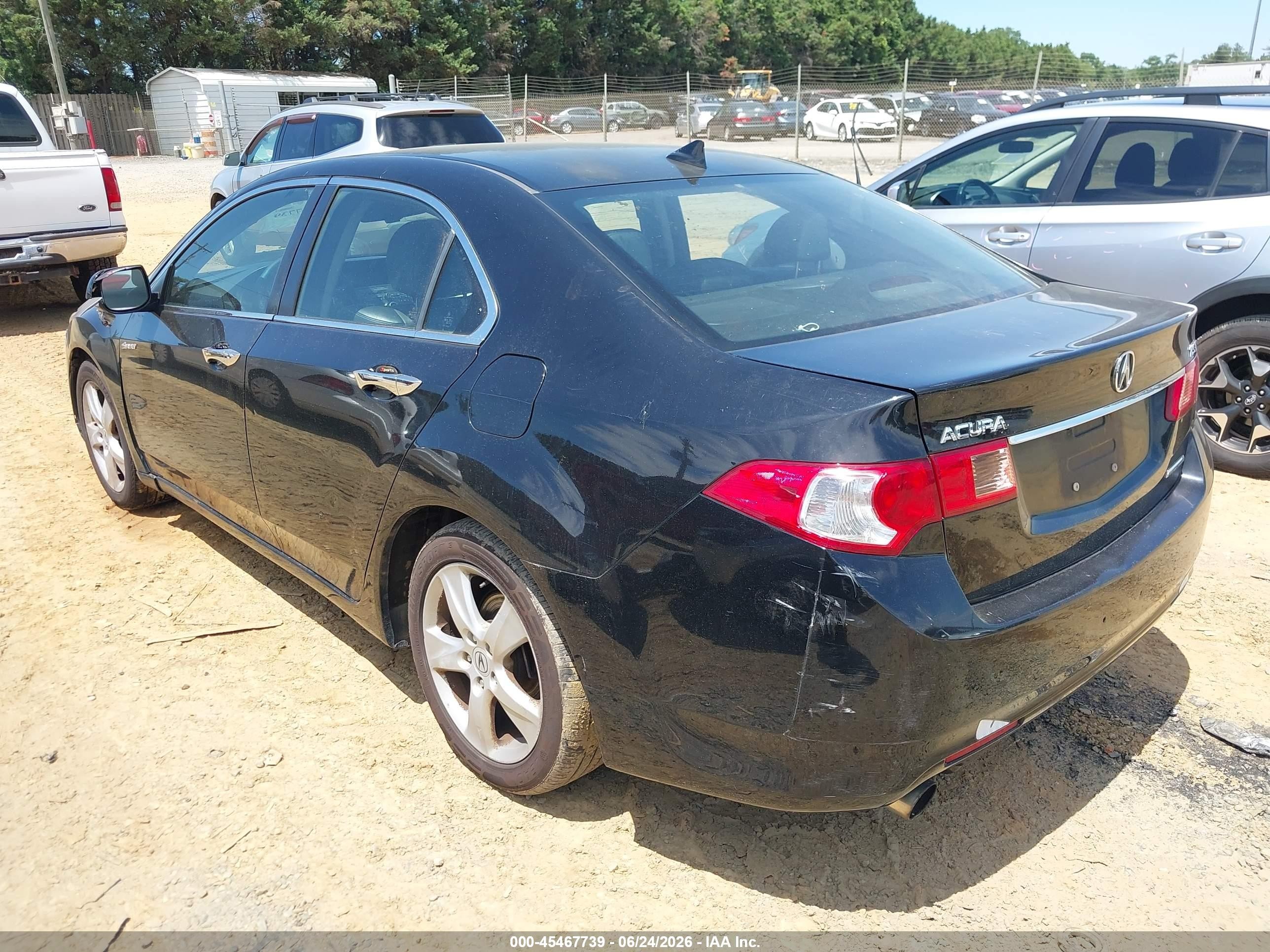2010 Acura Tsx 2.4 Black vin: JH4CU2F69AC028547