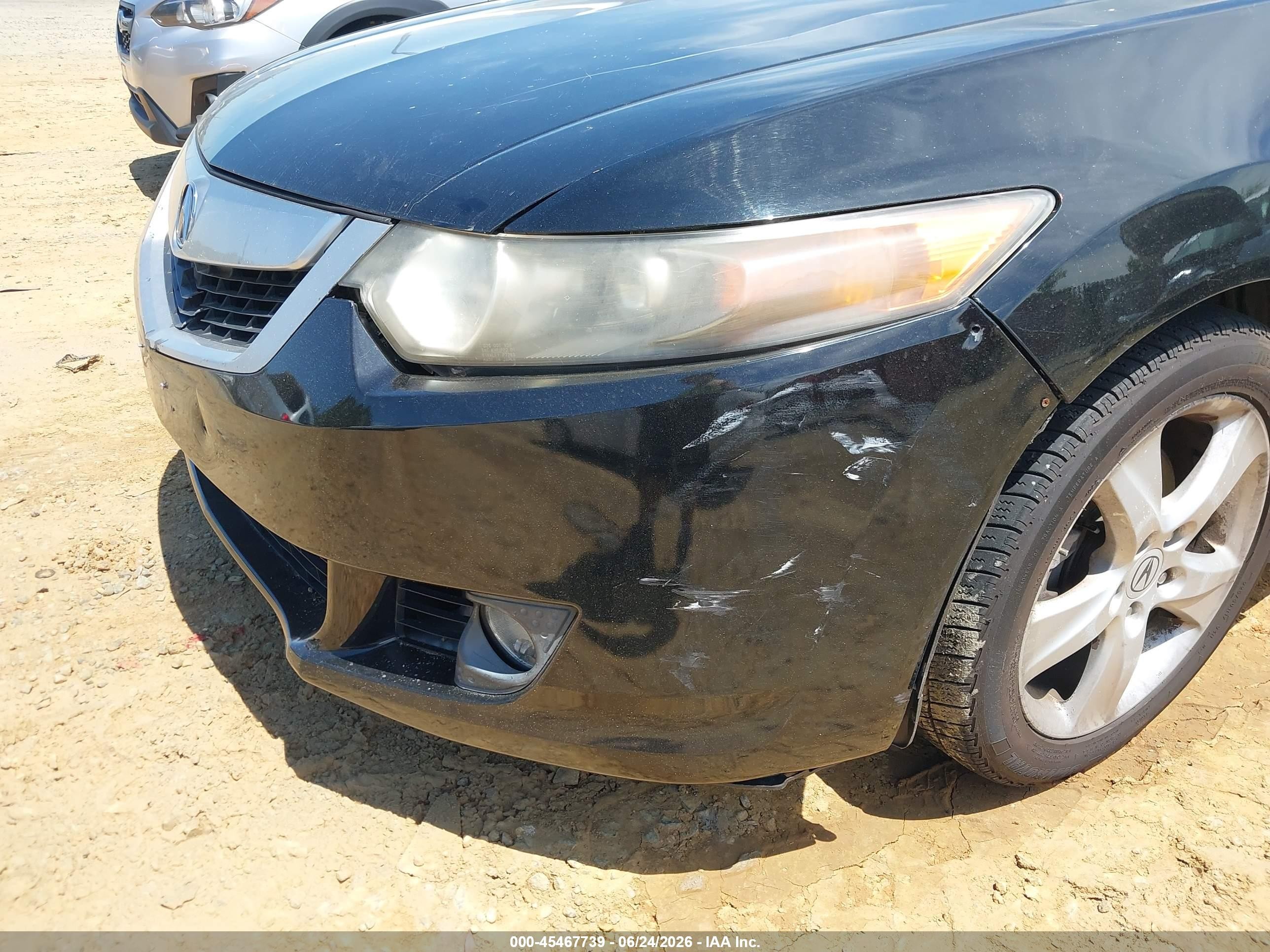 2010 Acura Tsx 2.4 Black vin: JH4CU2F69AC028547