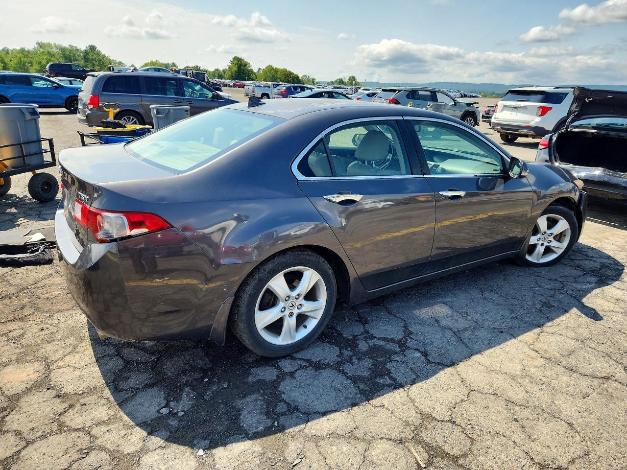 2010 Acura Tsx Gray vin: JH4CU2F69AC031075