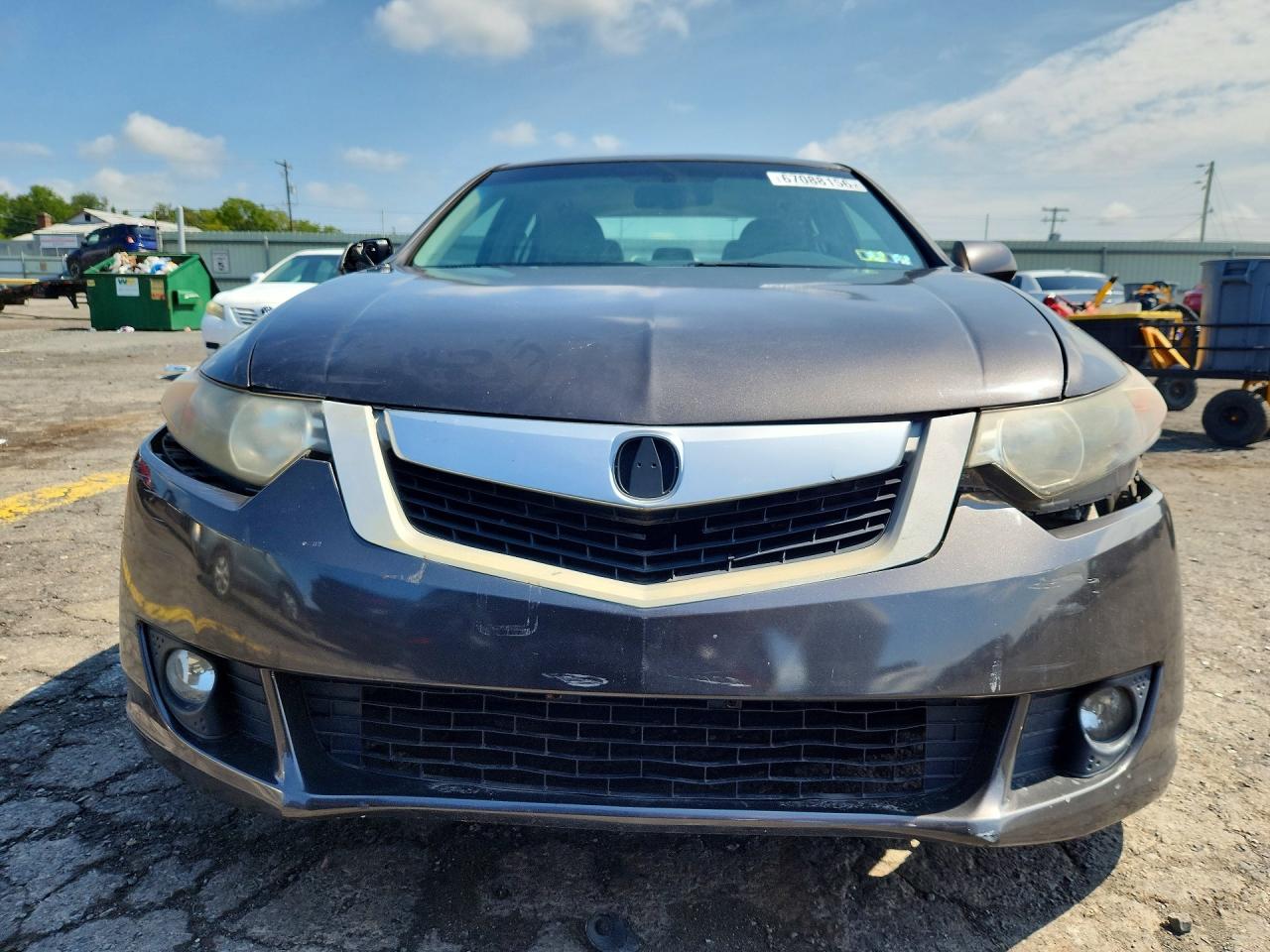 2010 Acura Tsx Gray vin: JH4CU2F69AC031075