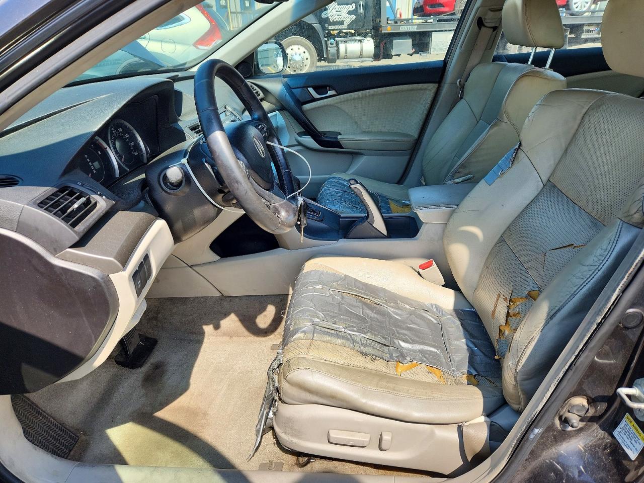 2010 Acura Tsx Gray vin: JH4CU2F69AC031075