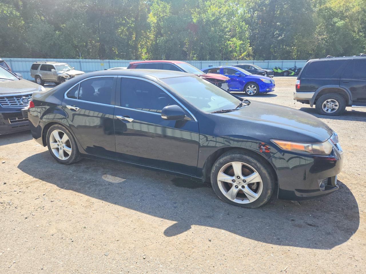 2010 Acura Tsx Black vin: JH4CU2F69AC039502