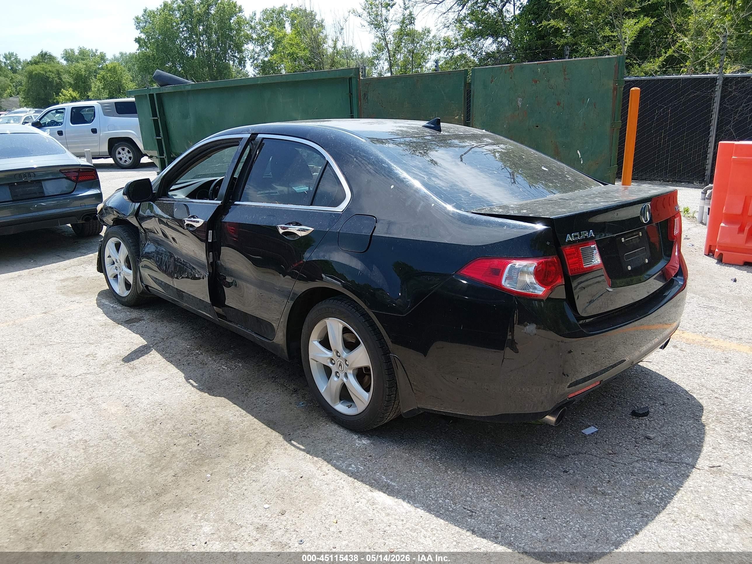 2010 Acura Tsx 2.4 Черный vin: JH4CU2F69AC041220