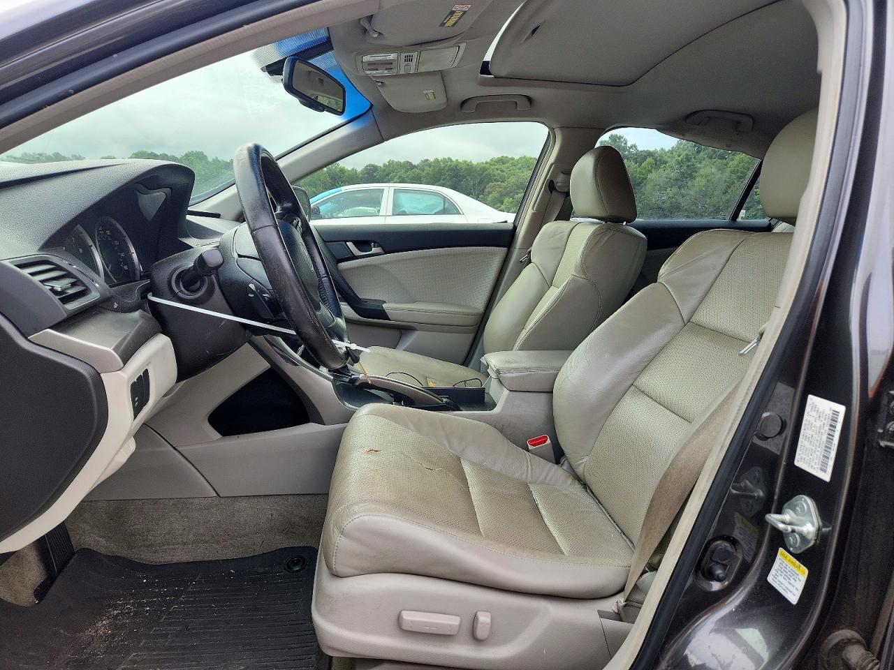 2010 Acura Tsx Gray vin: JH4CU2F69AC043064