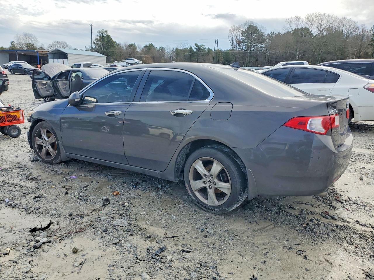 2010 Acura Tsx Gray vin: JH4CU2F69AC043078