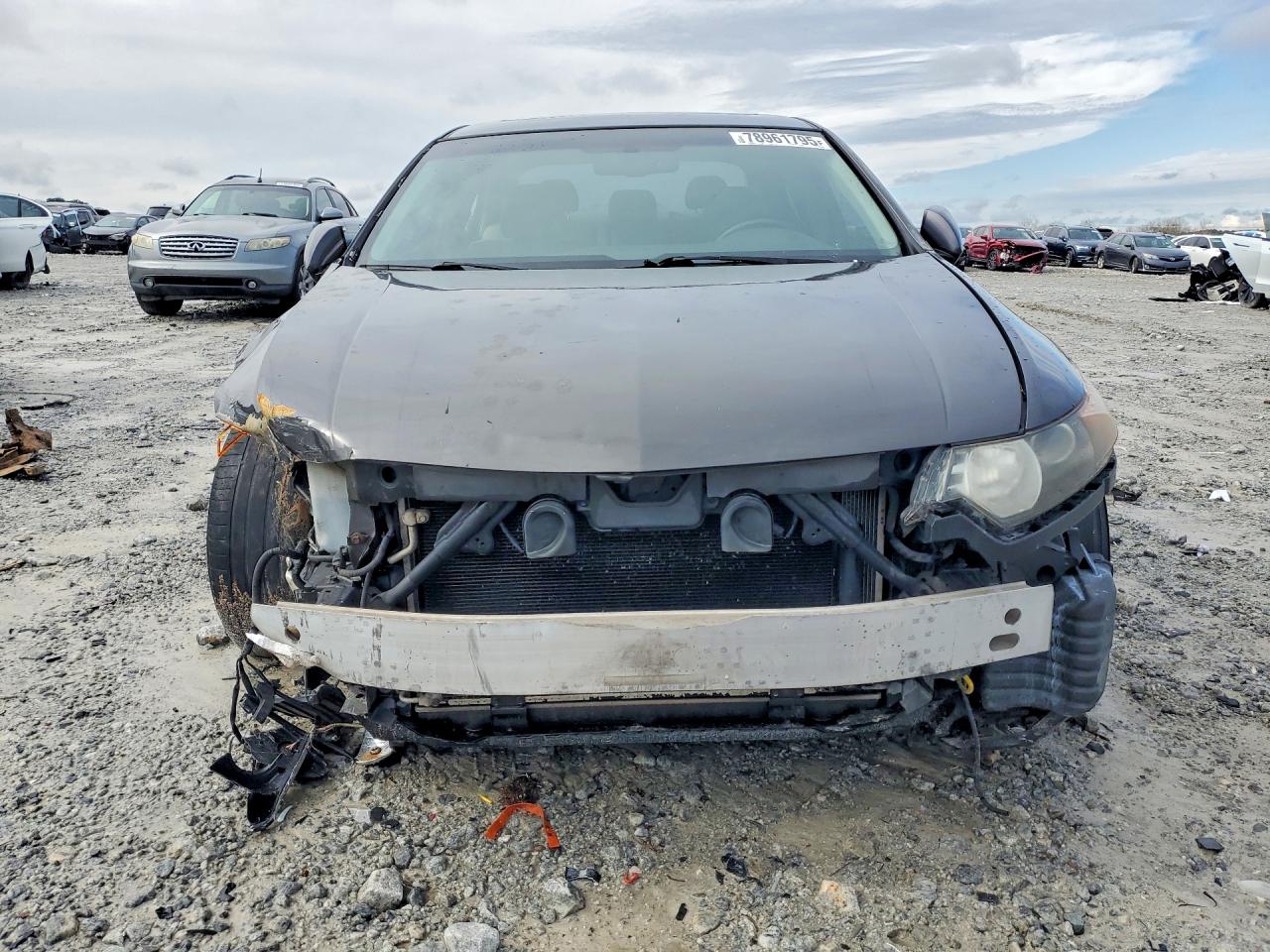 2010 Acura Tsx Gray vin: JH4CU2F69AC043078