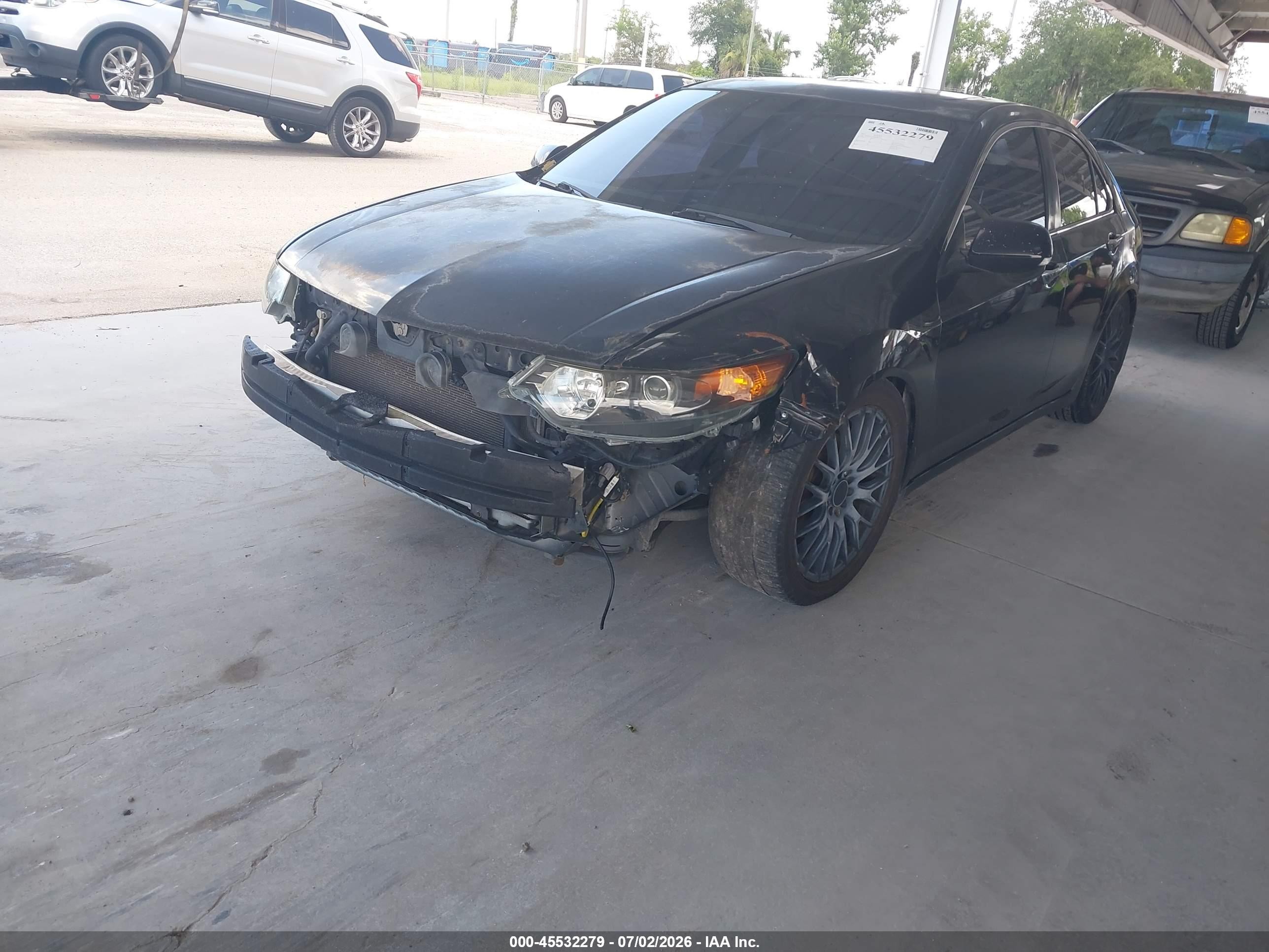 2011 Acura Tsx 2.4 Black vin: JH4CU2F69BC004377