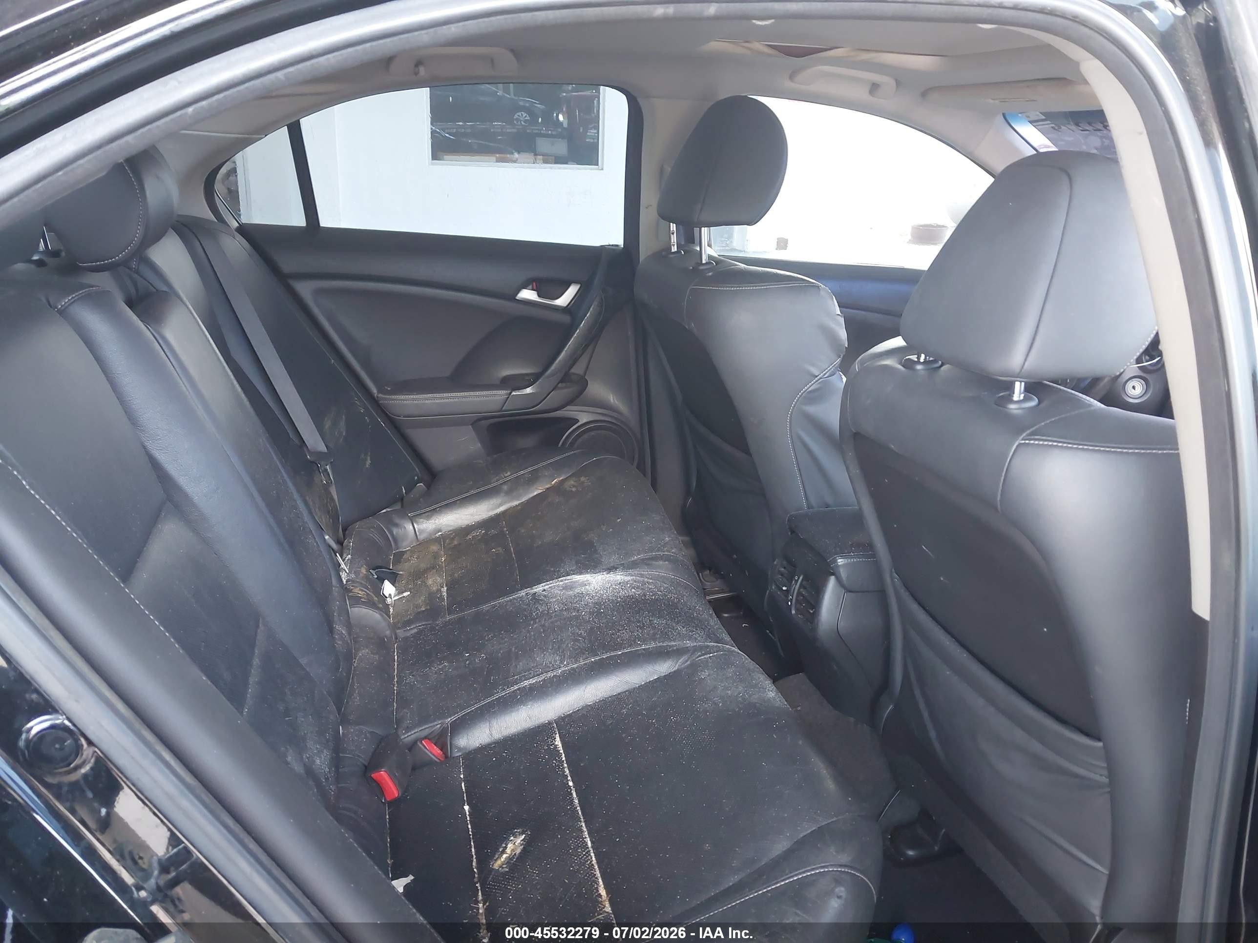 2011 Acura Tsx 2.4 Black vin: JH4CU2F69BC004377
