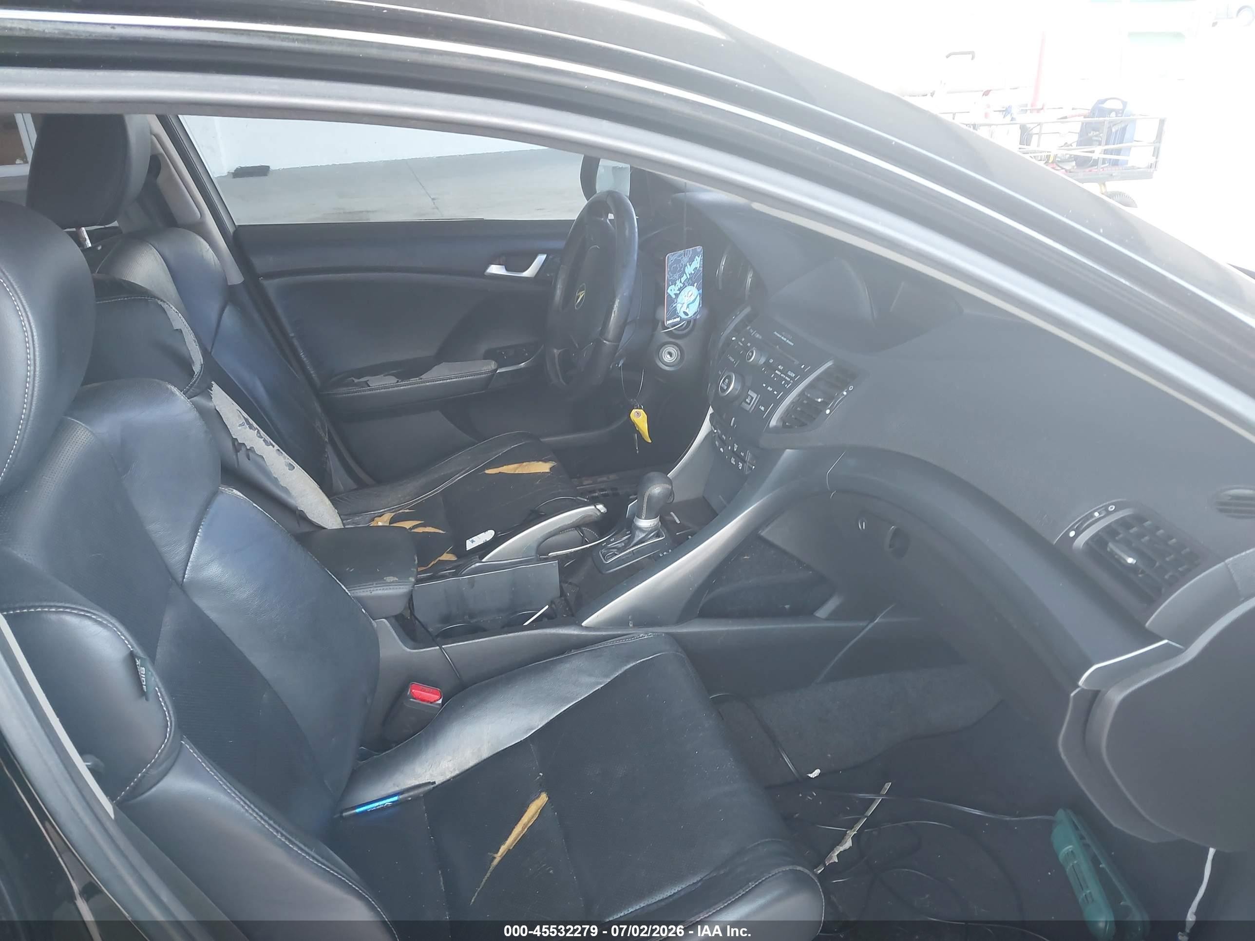2011 Acura Tsx 2.4 Black vin: JH4CU2F69BC004377