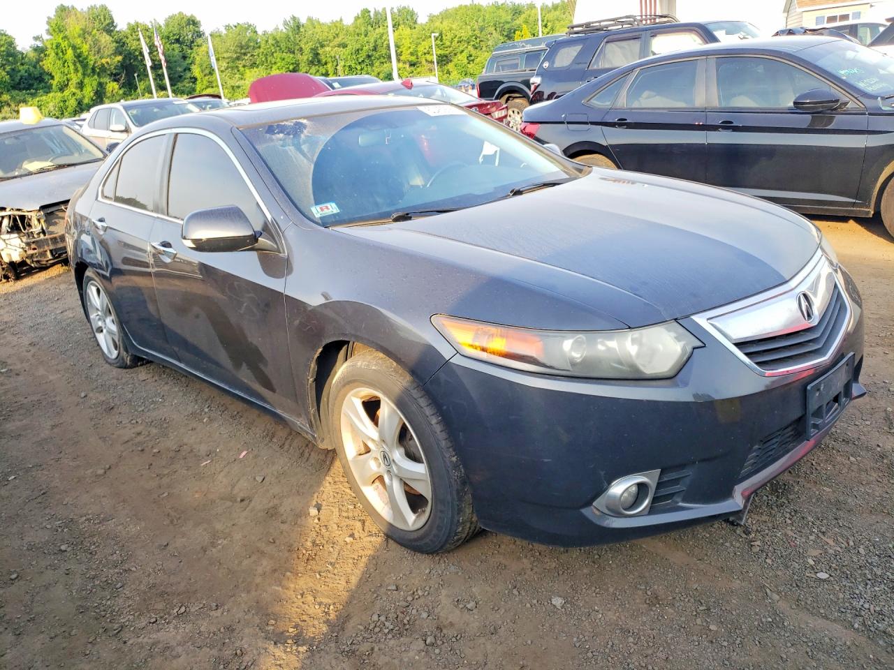 2011 Acura Tsx Серый vin: JH4CU2F69BC009126