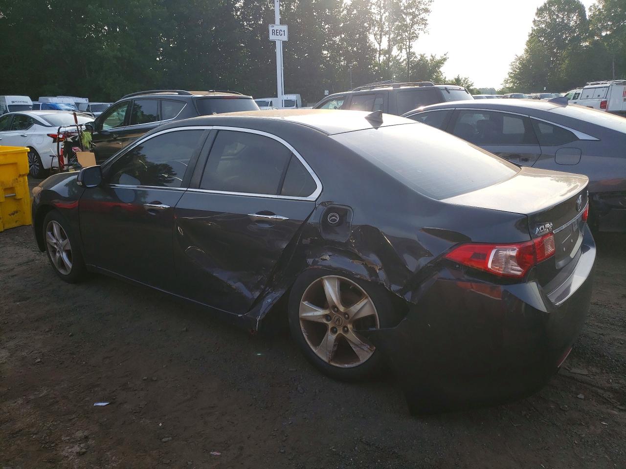 2011 Acura Tsx Серый vin: JH4CU2F69BC009126