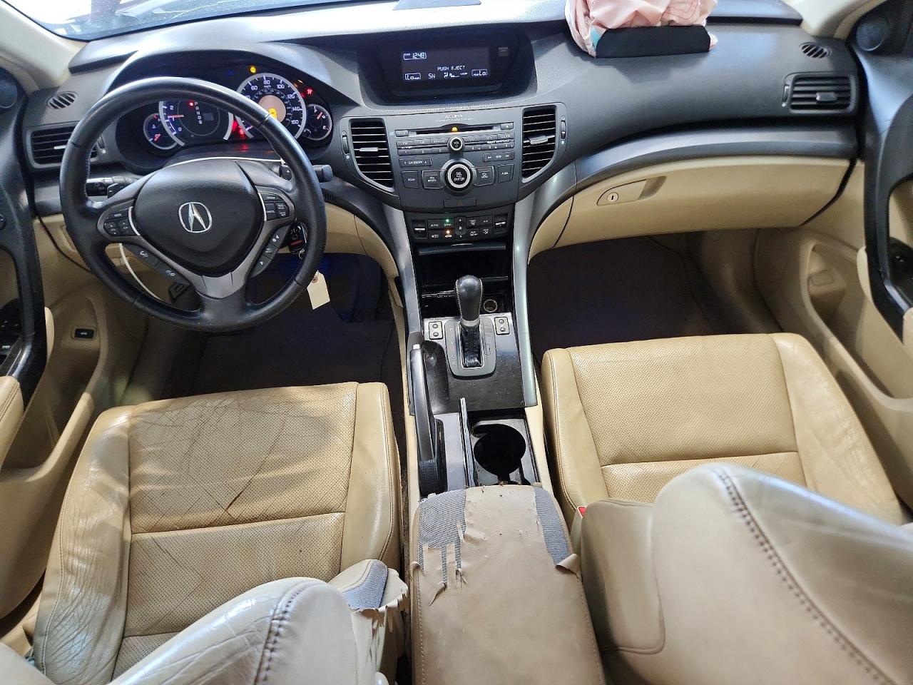 2011 Acura Tsx Burgundy vin: JH4CU2F69BC010776