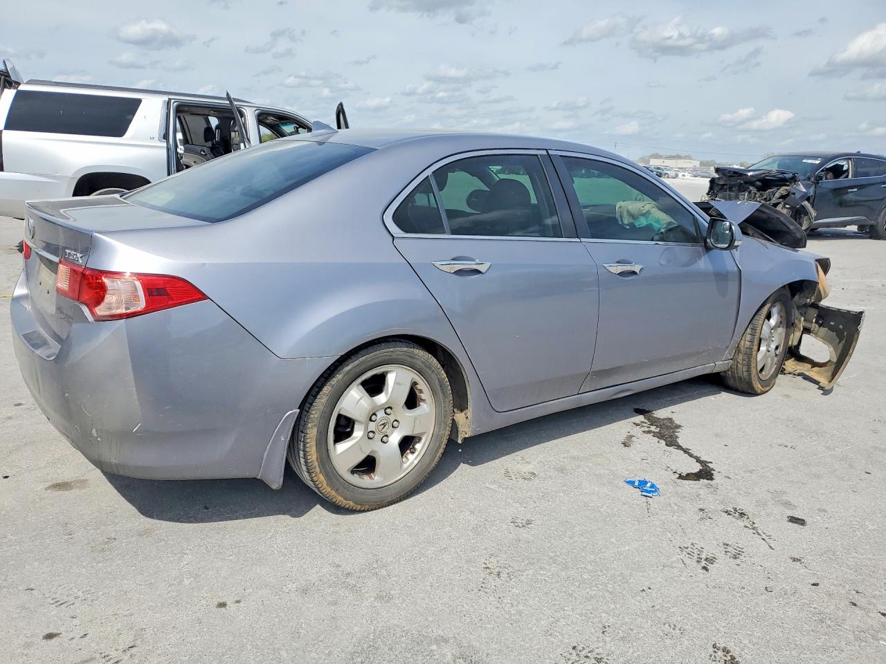2011 Acura Tsx Silver vin: JH4CU2F69BC014407