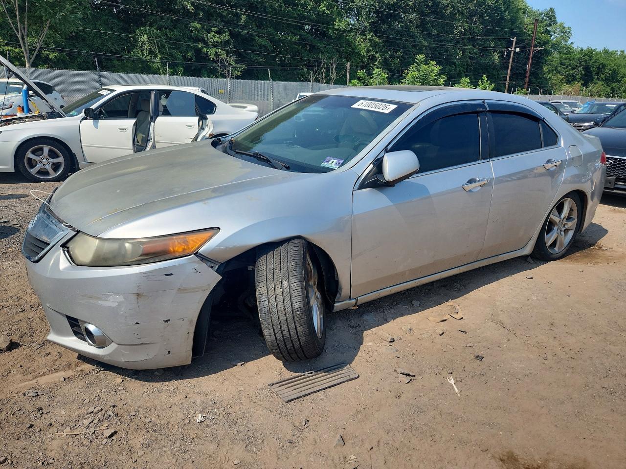 2011 Acura Tsx Silver vin: JH4CU2F69BC016769