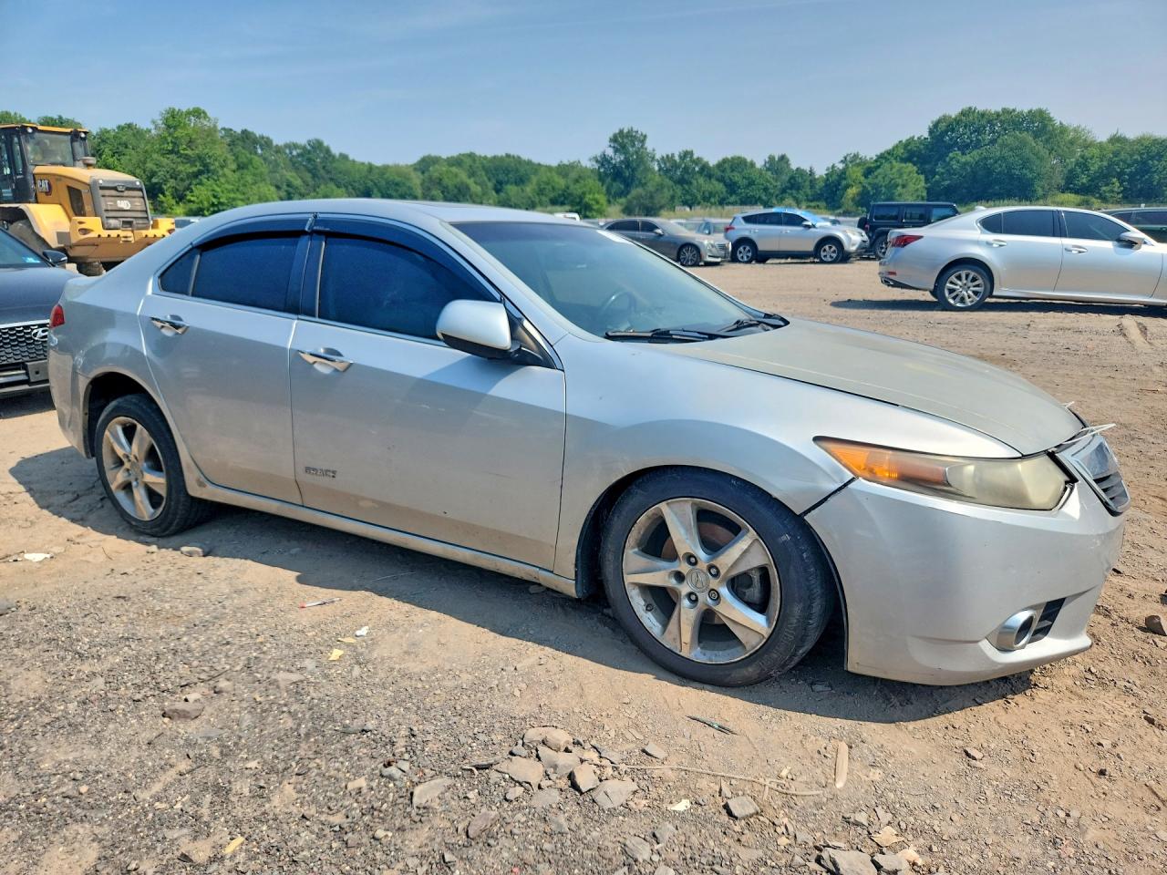 2011 Acura Tsx Silver vin: JH4CU2F69BC016769