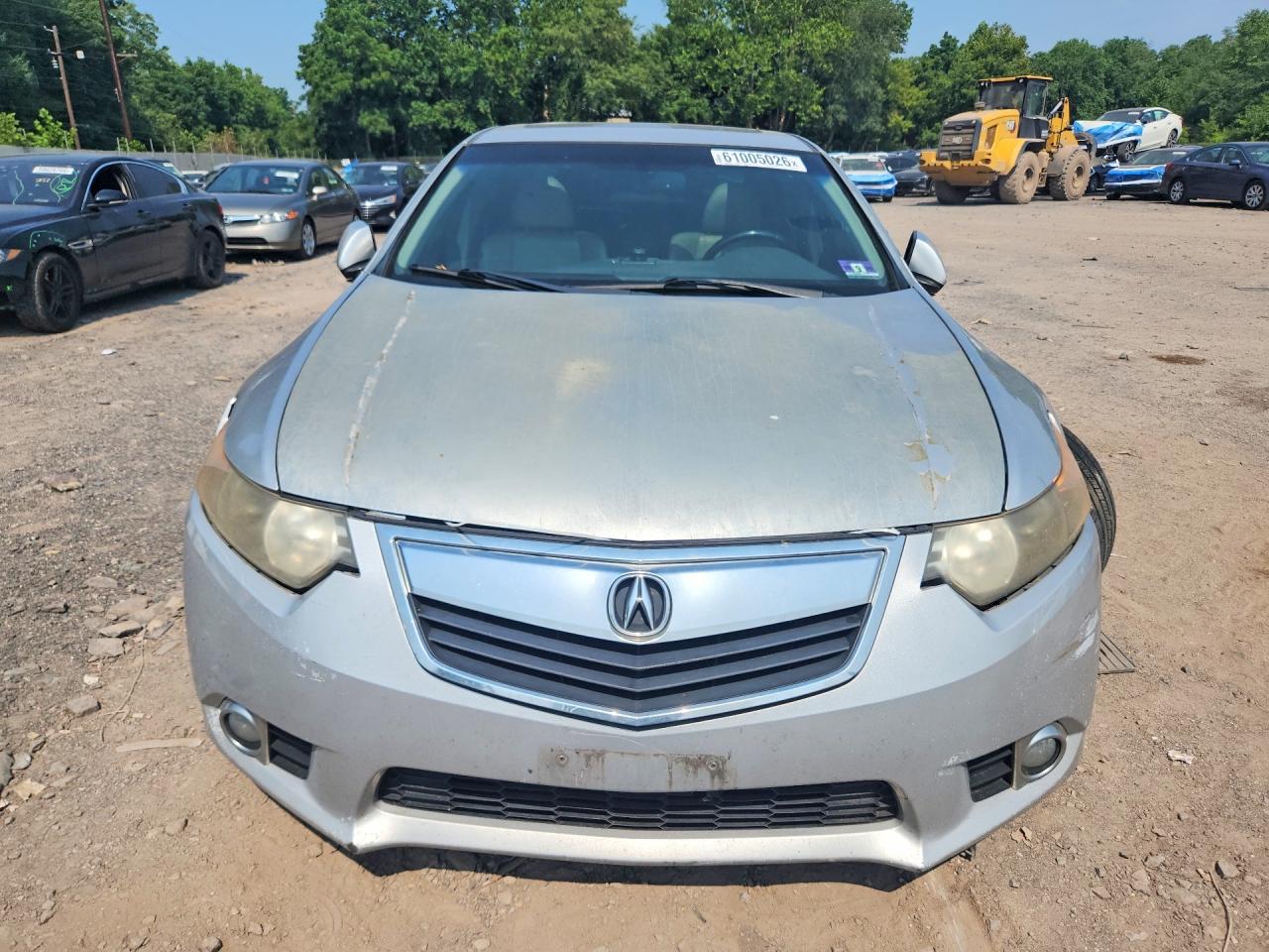 2011 Acura Tsx Silver vin: JH4CU2F69BC016769