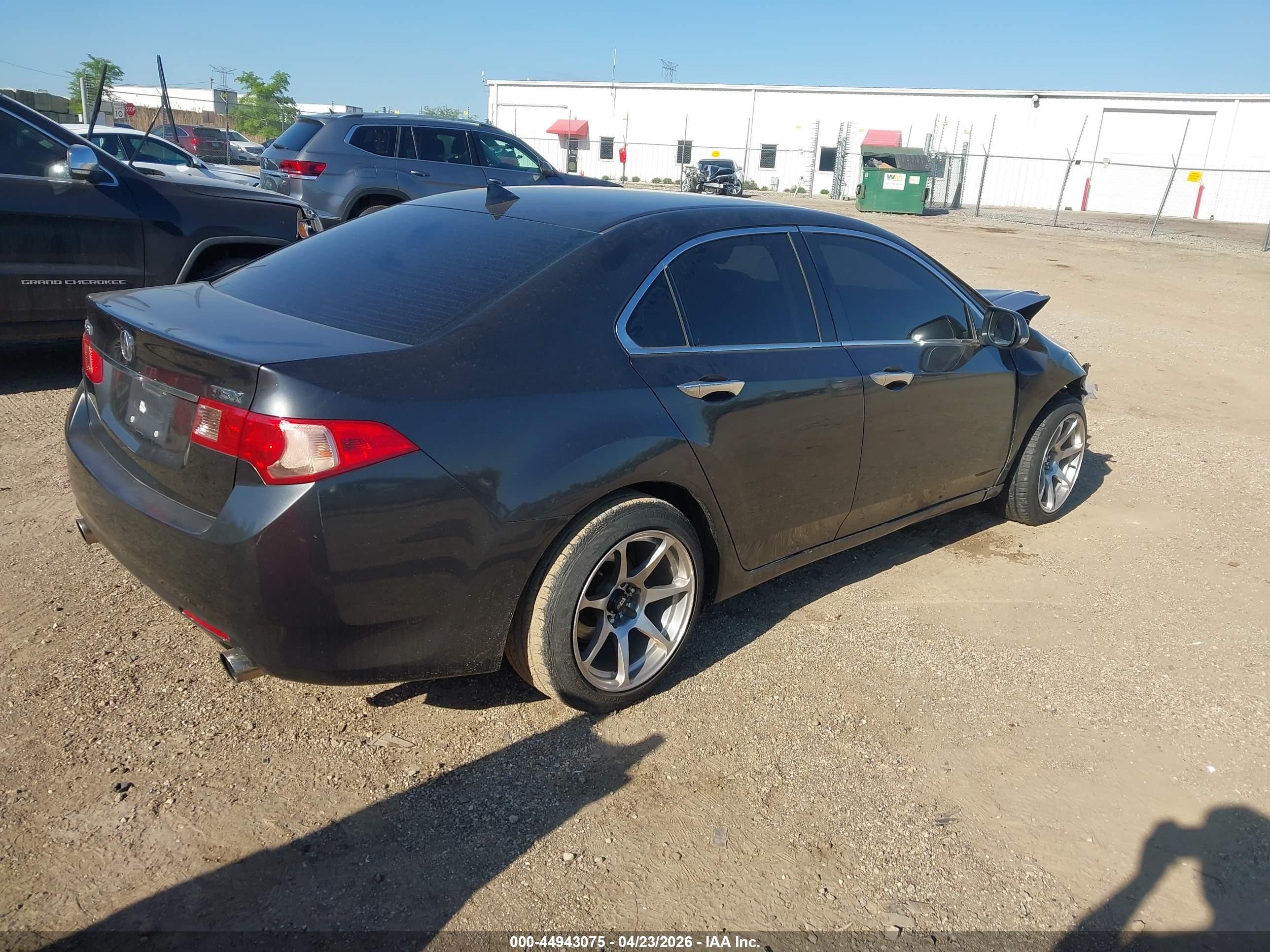 2012 Acura Tsx 2.4 Gray vin: JH4CU2F69CC010875