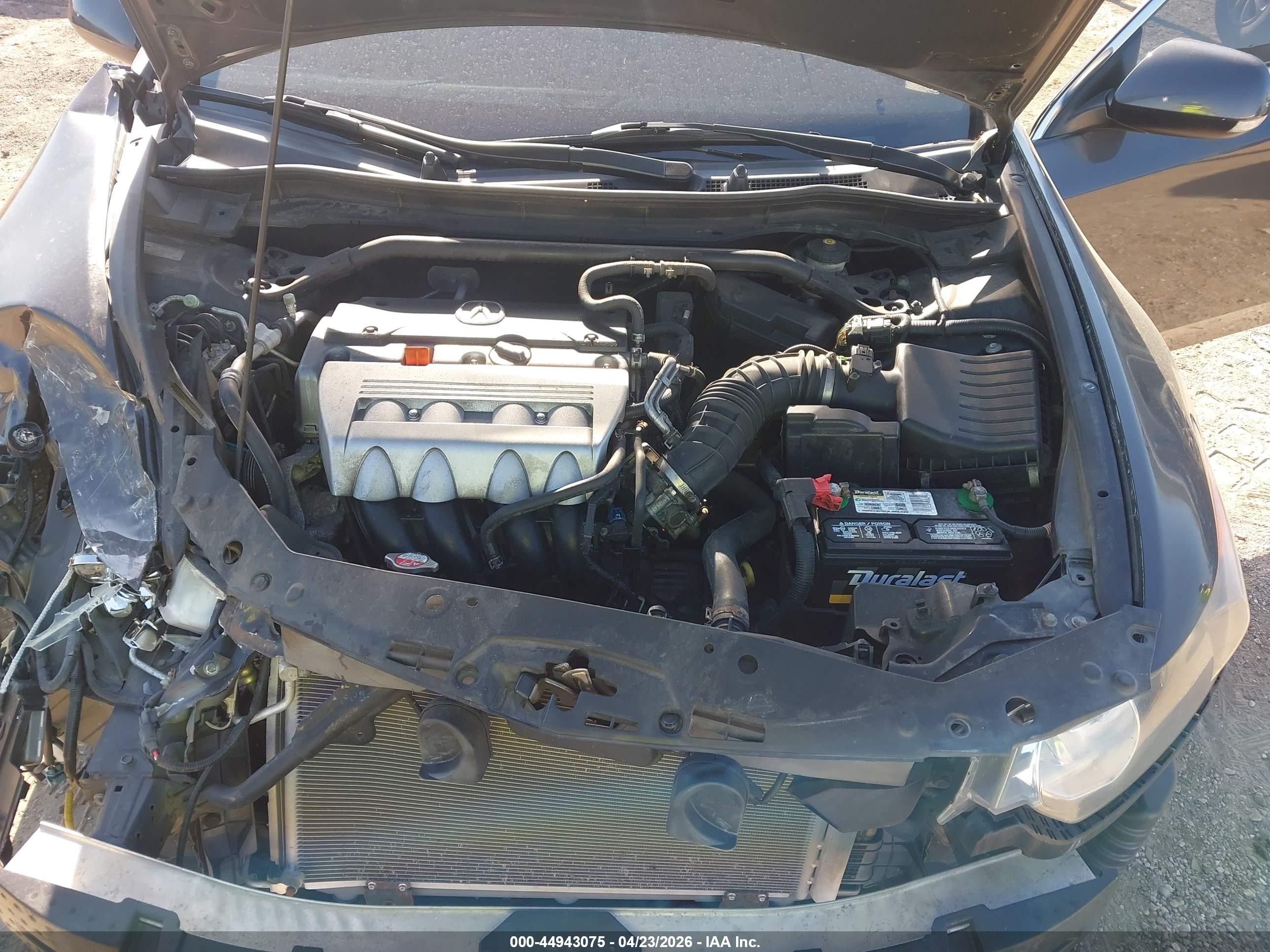 2012 Acura Tsx 2.4 Gray vin: JH4CU2F69CC010875