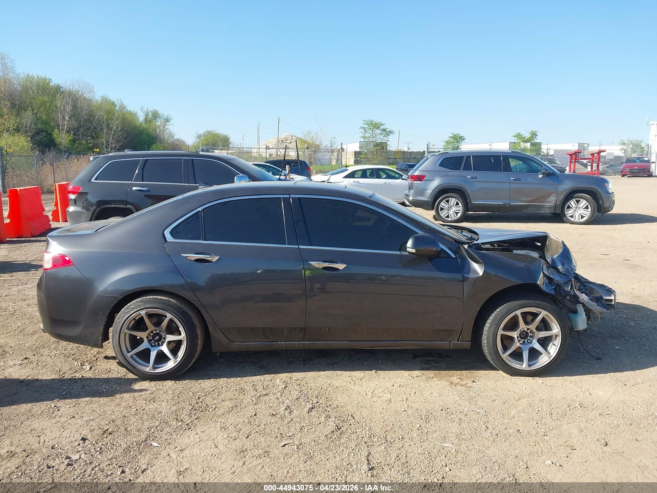 2012 Acura Tsx 2.4 Gray vin: JH4CU2F69CC010875