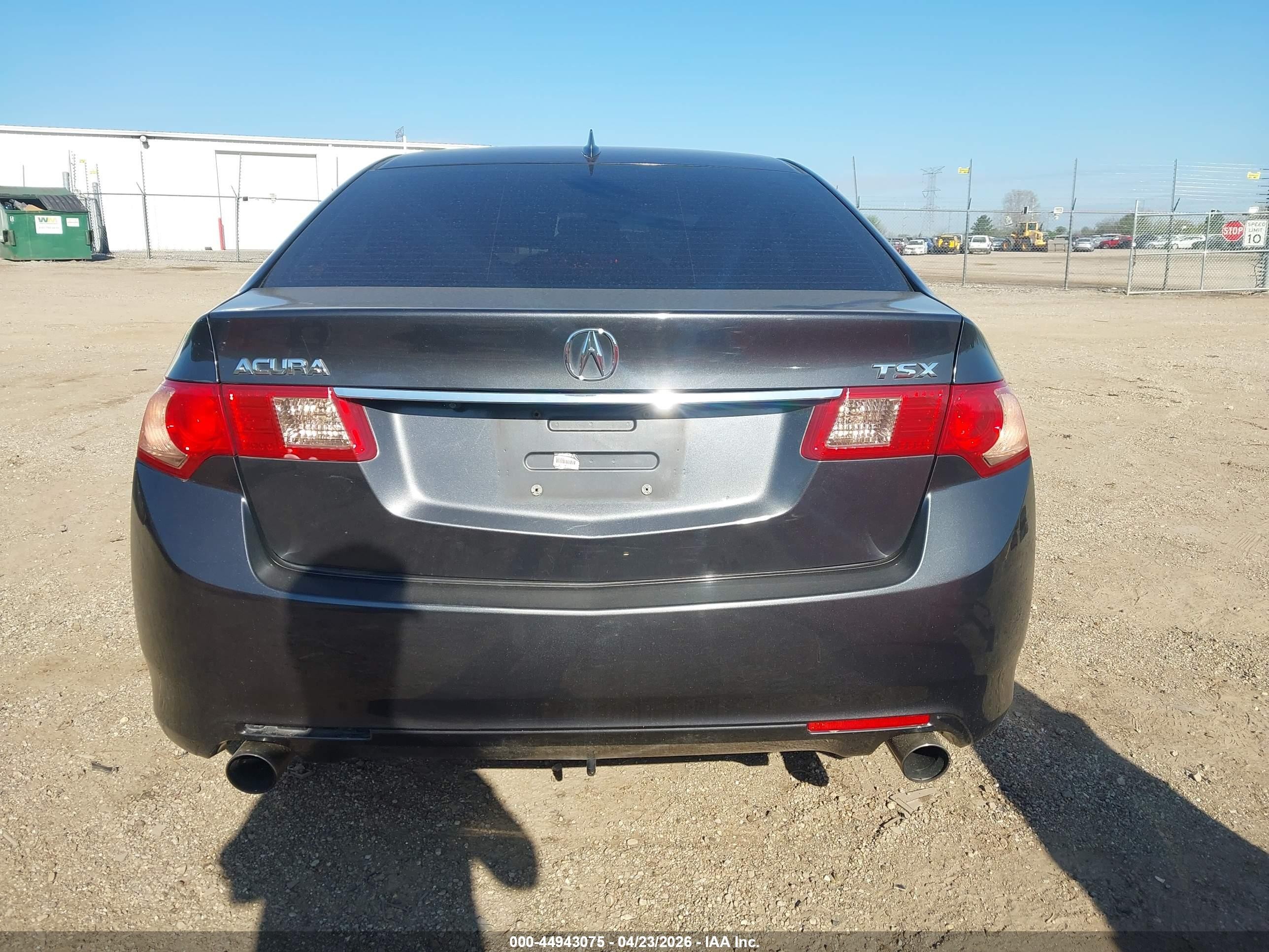 2012 Acura Tsx 2.4 Gray vin: JH4CU2F69CC010875