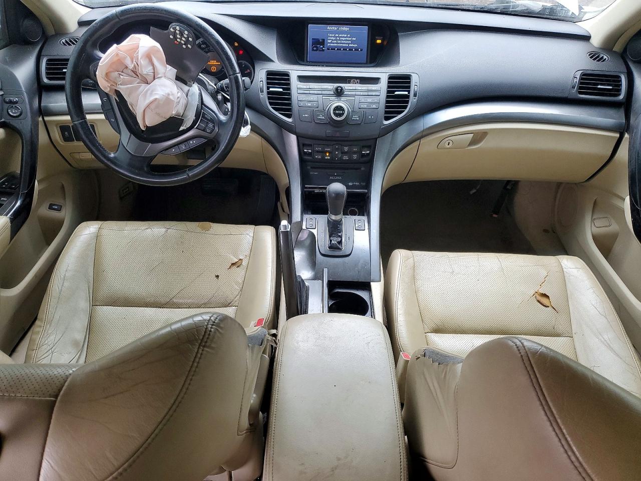 2012 Acura Tsx Tech White vin: JH4CU2F69CC013744