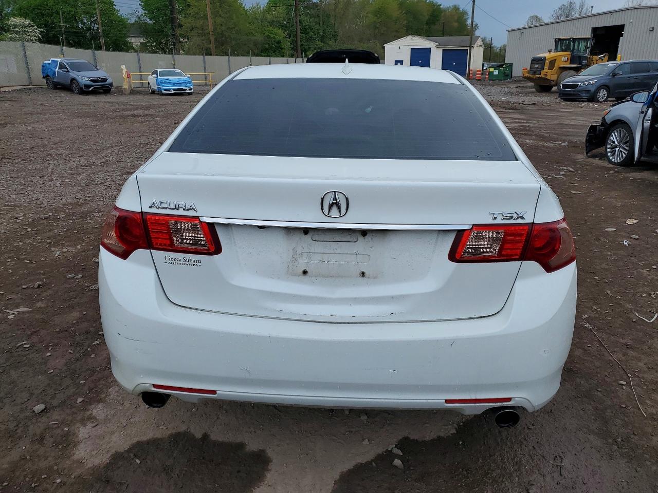 2012 Acura Tsx Tech White vin: JH4CU2F69CC013744