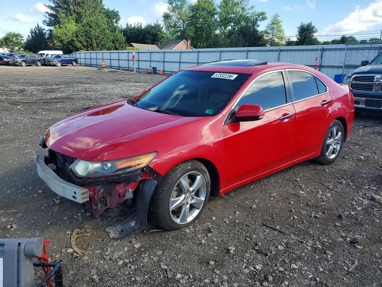 2013 Acura Tsx Tech Red vin: JH4CU2F69DC010201