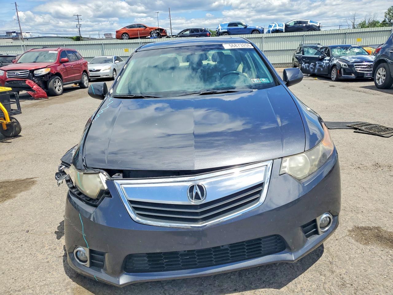 2014 Acura Tsx Tech Gray vin: JH4CU2F69EC003363