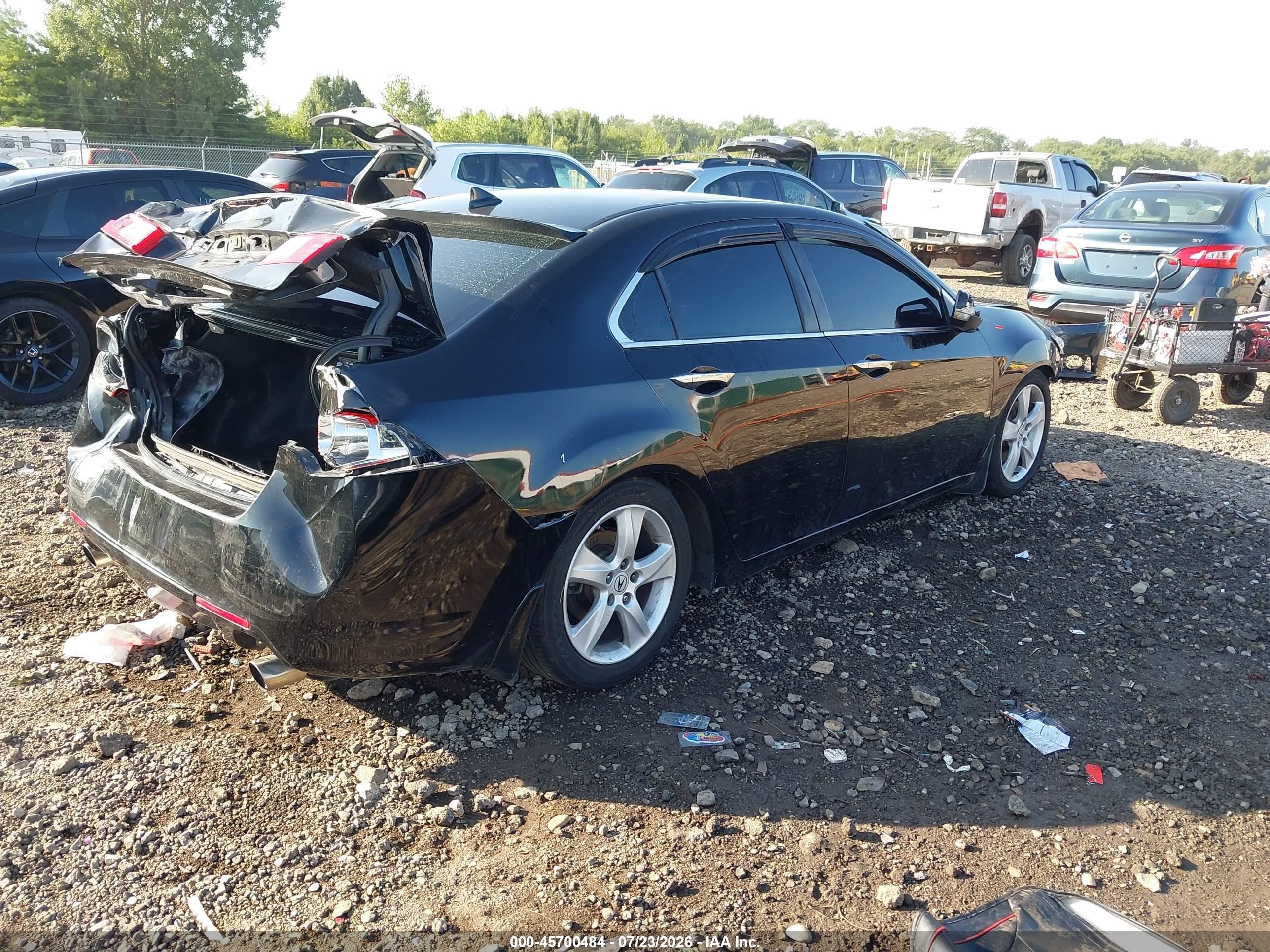 2010 Acura Tsx   Black vin: JH4CU2F6XAC000997