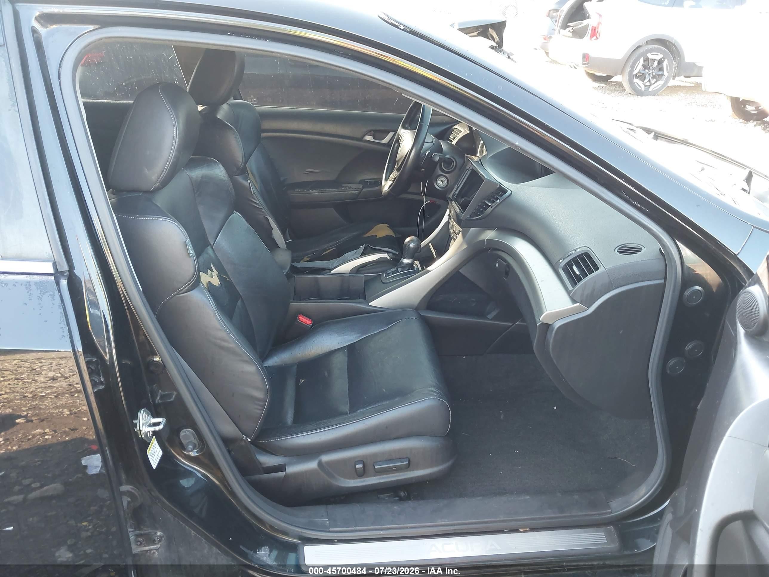 2010 Acura Tsx   Black vin: JH4CU2F6XAC000997