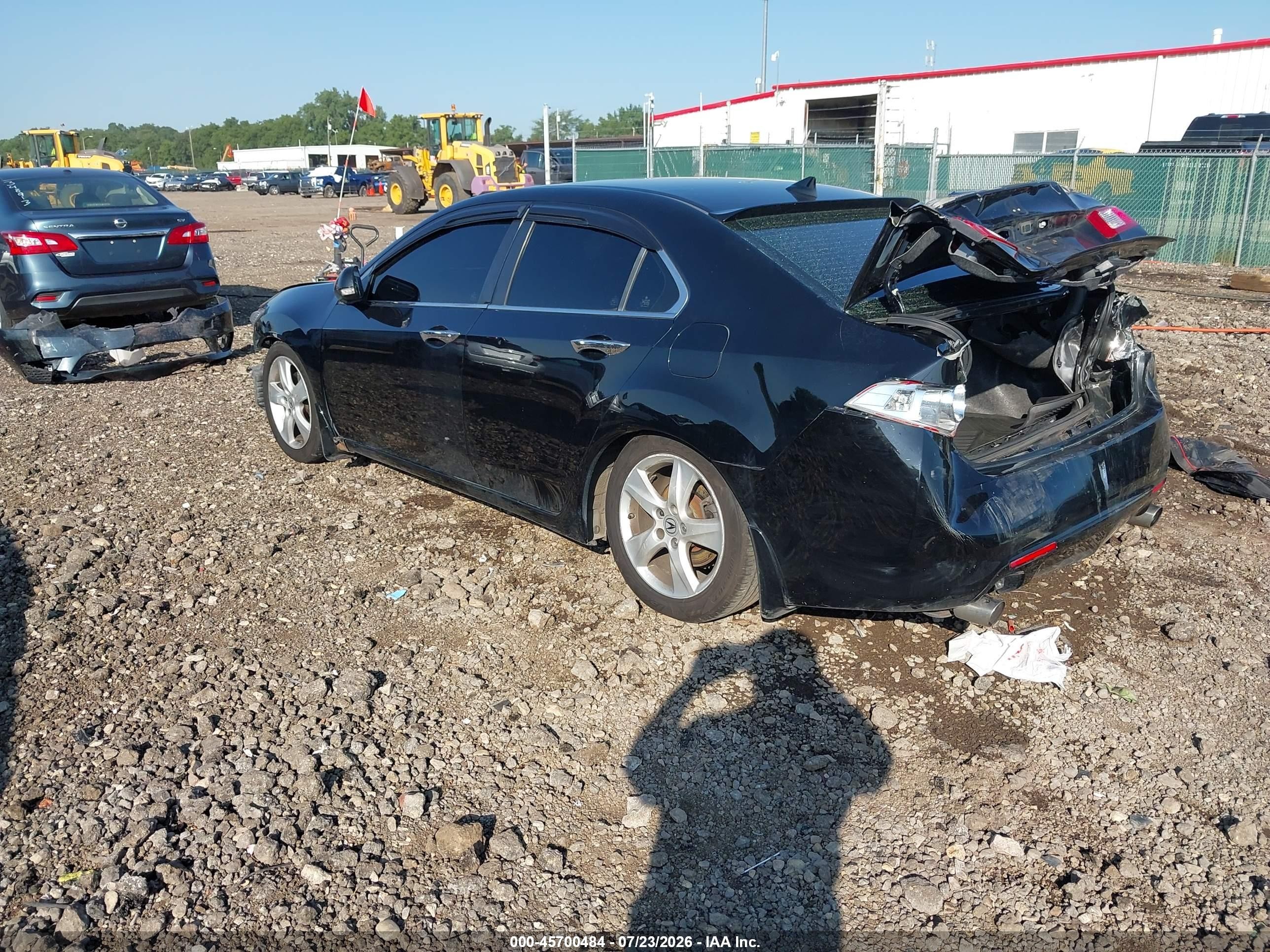 2010 Acura Tsx   Black vin: JH4CU2F6XAC000997