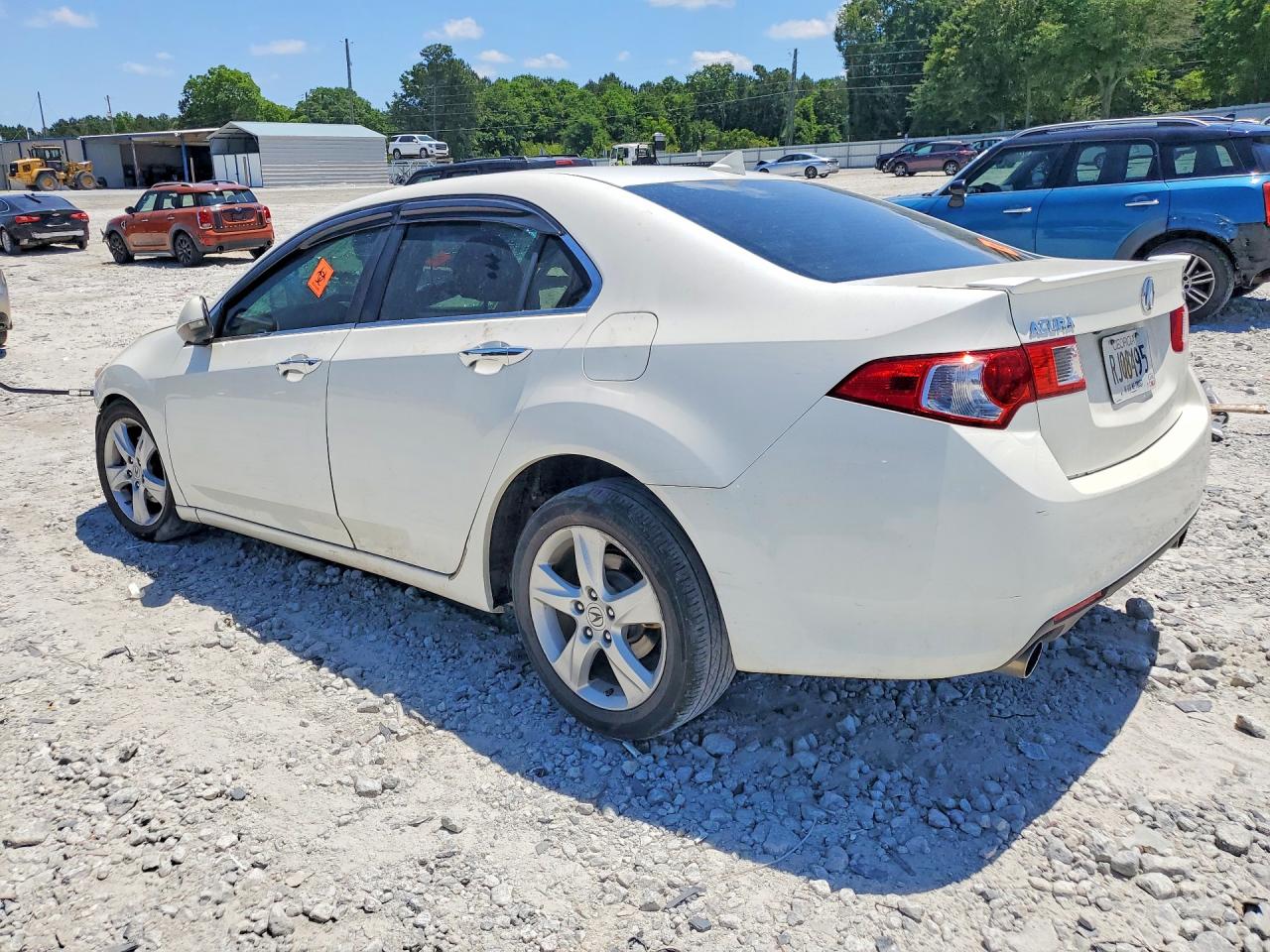 2010 Acura Tsx White vin: JH4CU2F6XAC001650