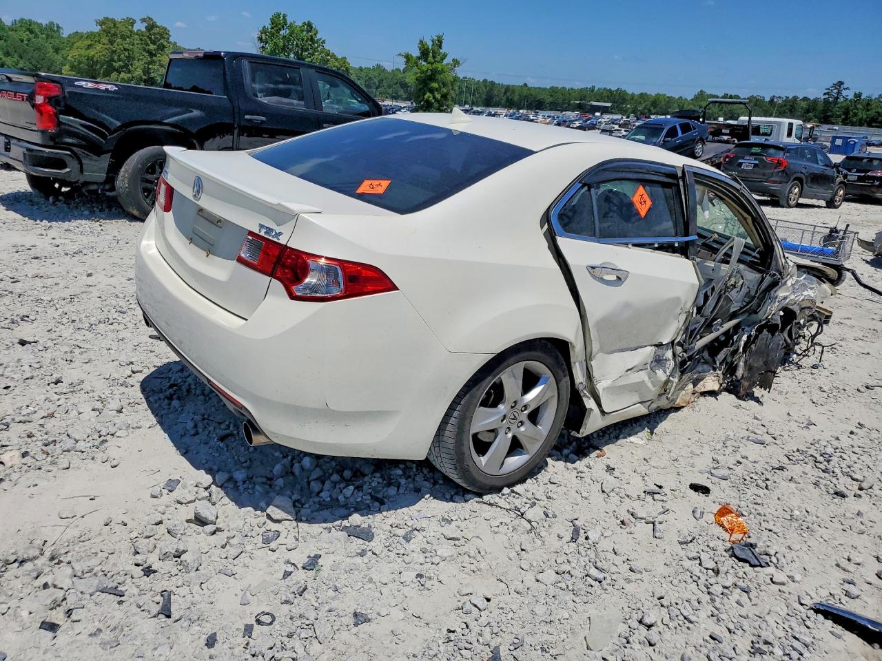2010 Acura Tsx White vin: JH4CU2F6XAC001650