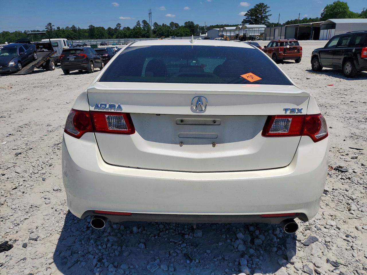 2010 Acura Tsx White vin: JH4CU2F6XAC001650